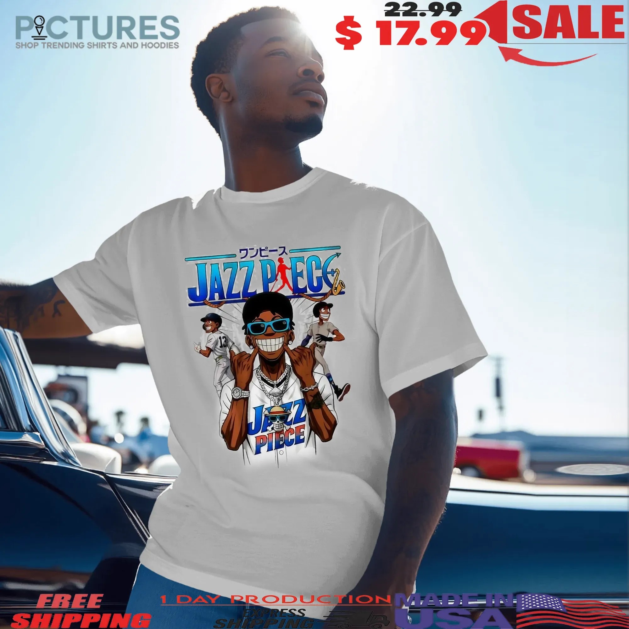 Jazz Piece Jazz Chisholm Jr X One Piece Mashup T Shirt
