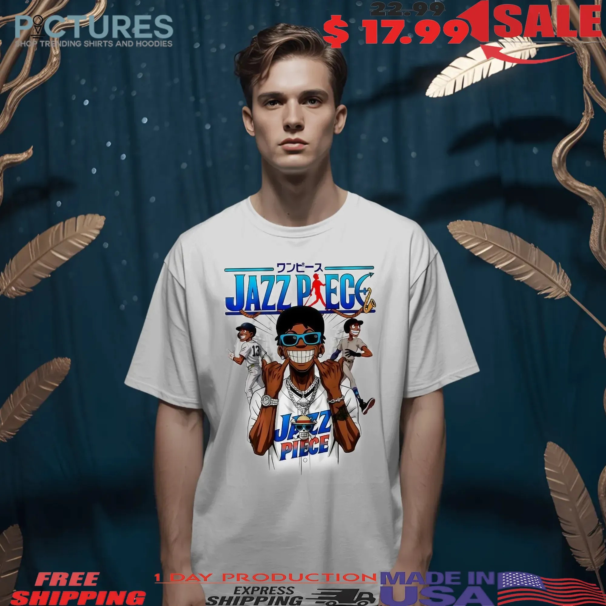 Jazz Piece Jazz Chisholm Jr X One Piece Mashup T Shirt