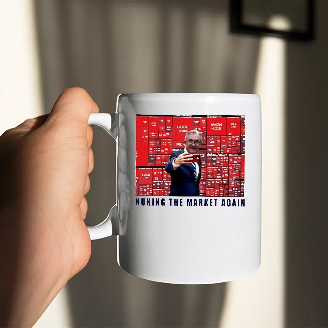 Jerome Powell Nuking The Market Again Selfie T Shirt