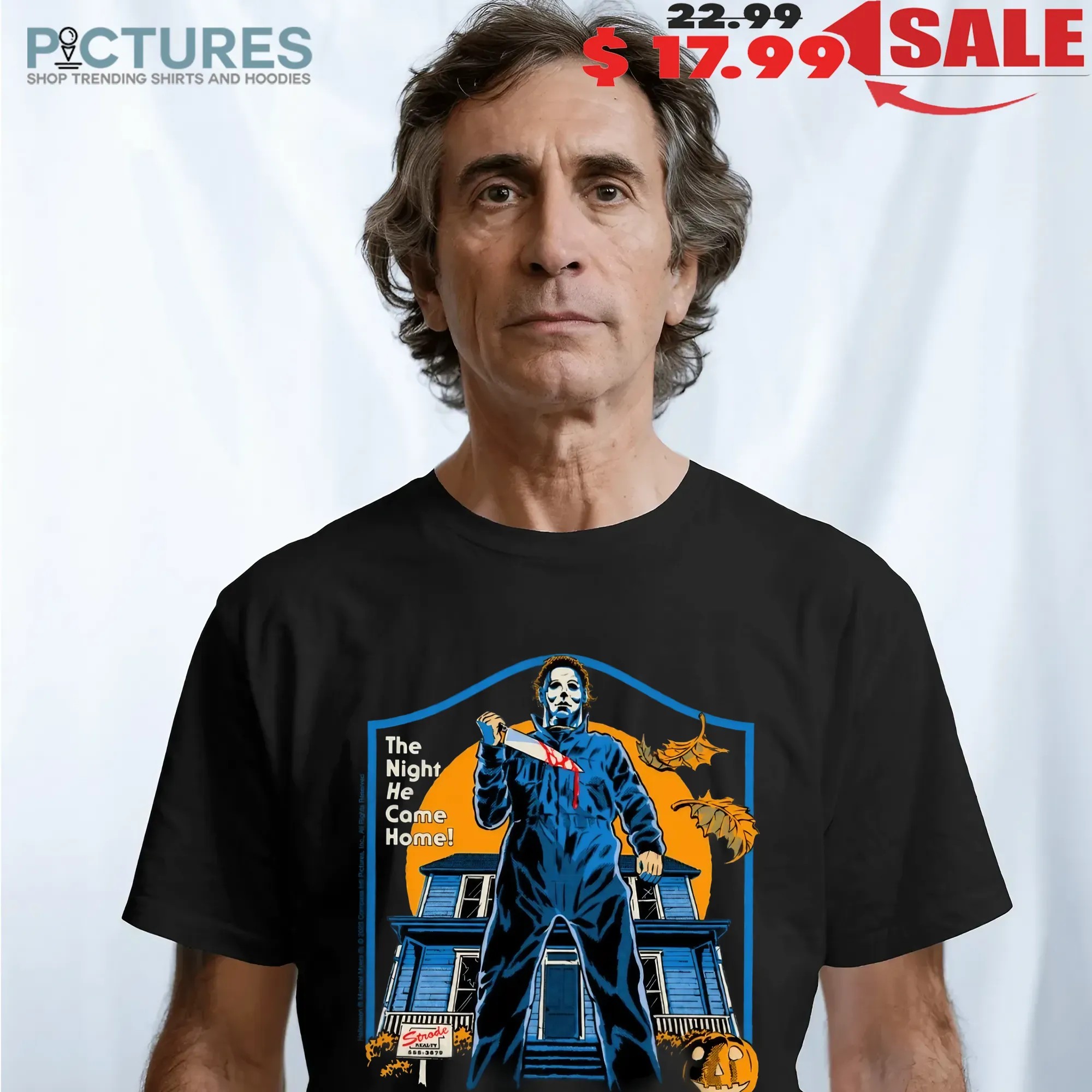 John Carpenter’s Michael Myers The Night He Came Home Horror Halloween T Shirt
