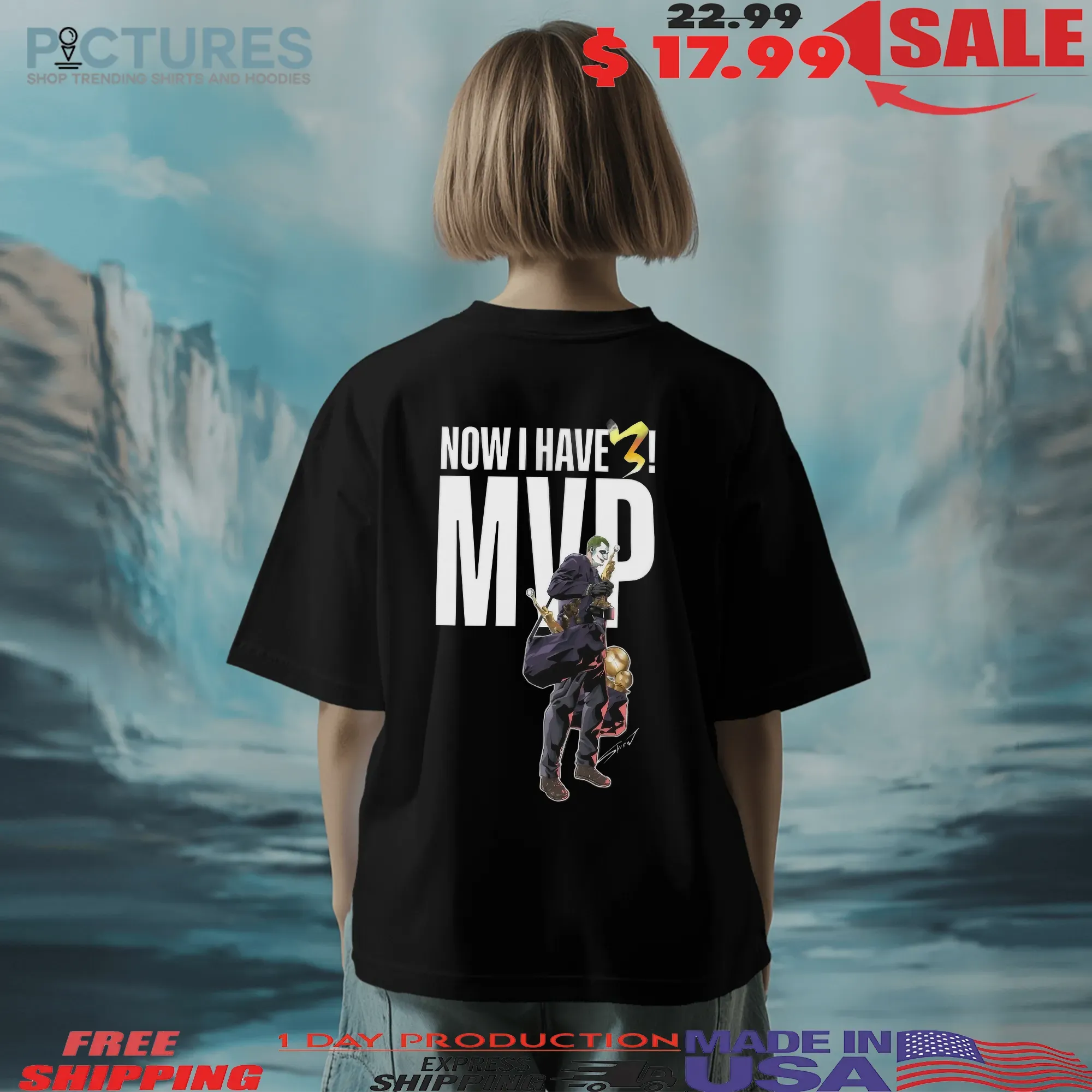 Joker Nikola Jokic Remember When You Laughed At Me Now I Have 3 MVP T Shirt
