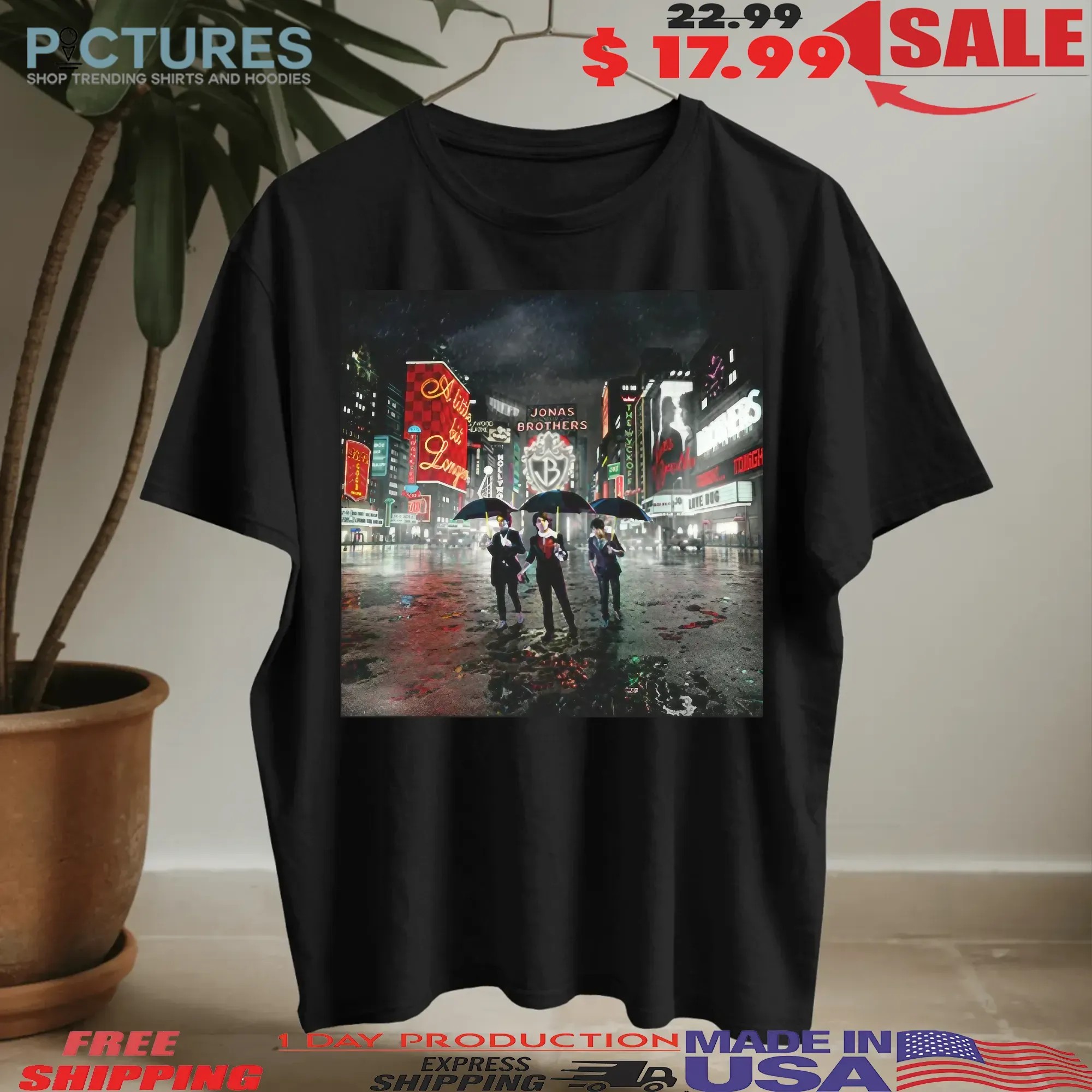 Jonas Brothers A Little Bit Longer In The Rain T Shirt