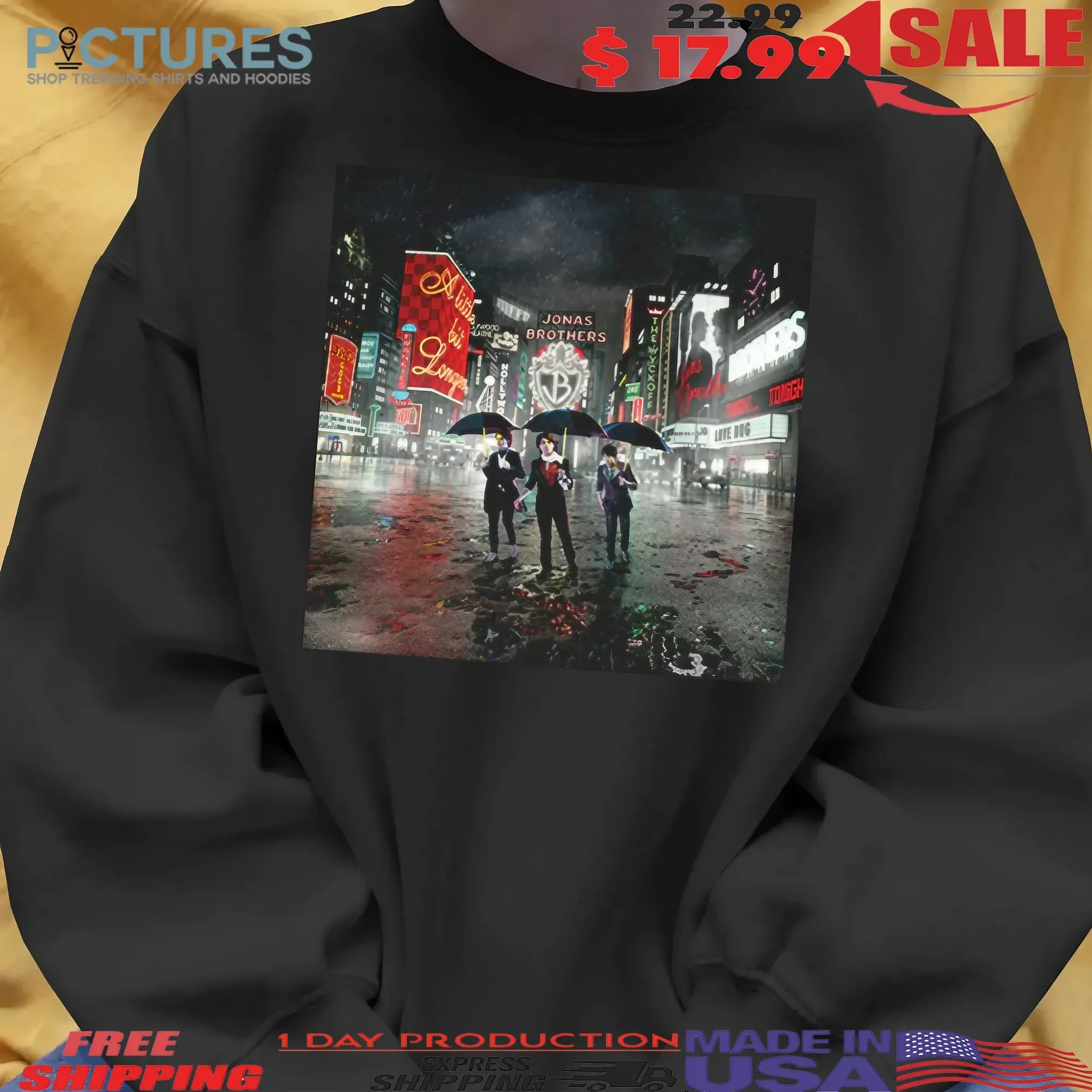 Jonas Brothers A Little Bit Longer In The Rain T Shirt