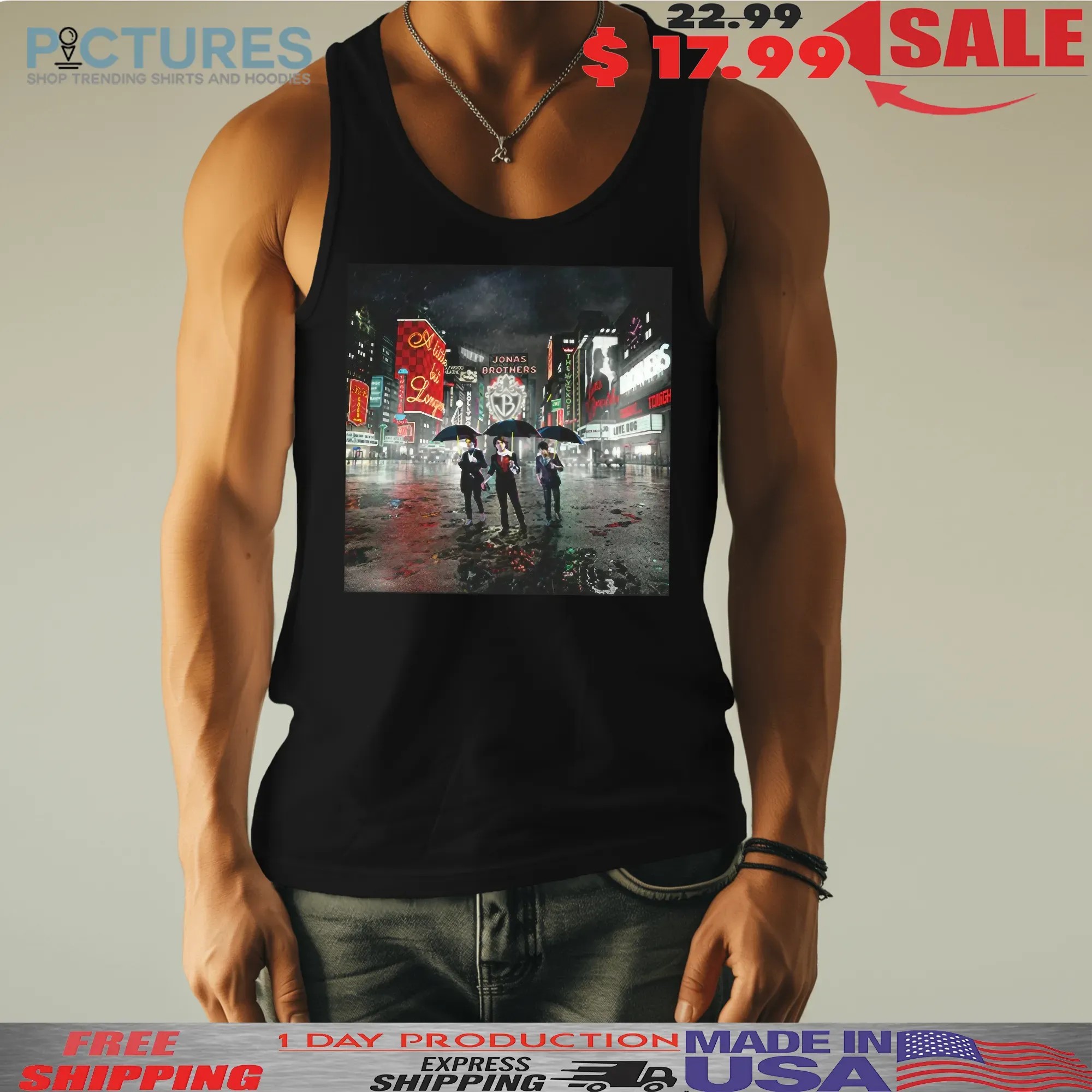Jonas Brothers A Little Bit Longer In The Rain T Shirt