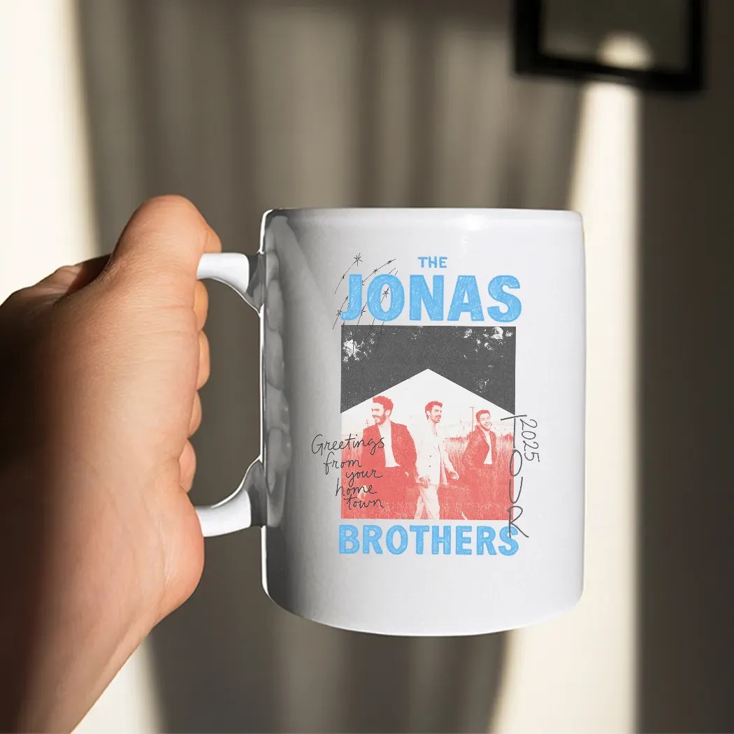 Jonas Brothers Greeting From Your Home Town 2025 Tour Crayon T Shirt