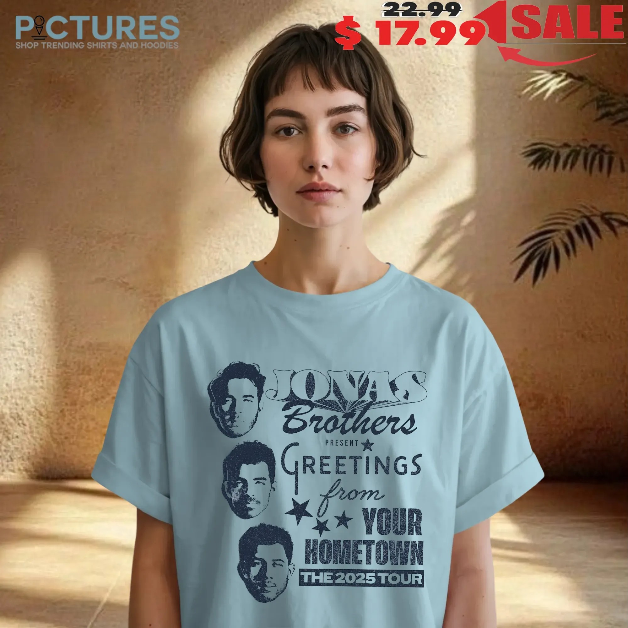 Jonas Brothers Present Greeting From Your Hometown The 2025 Tour T Shirt