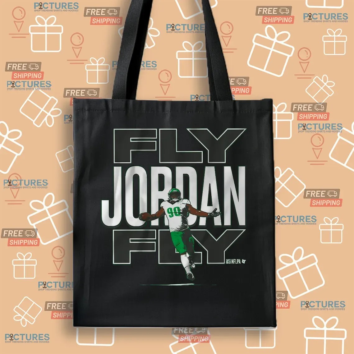 Jordan Davis Fly Jordan Fly Philadelphia Eagles Philly Graphic T Shirt