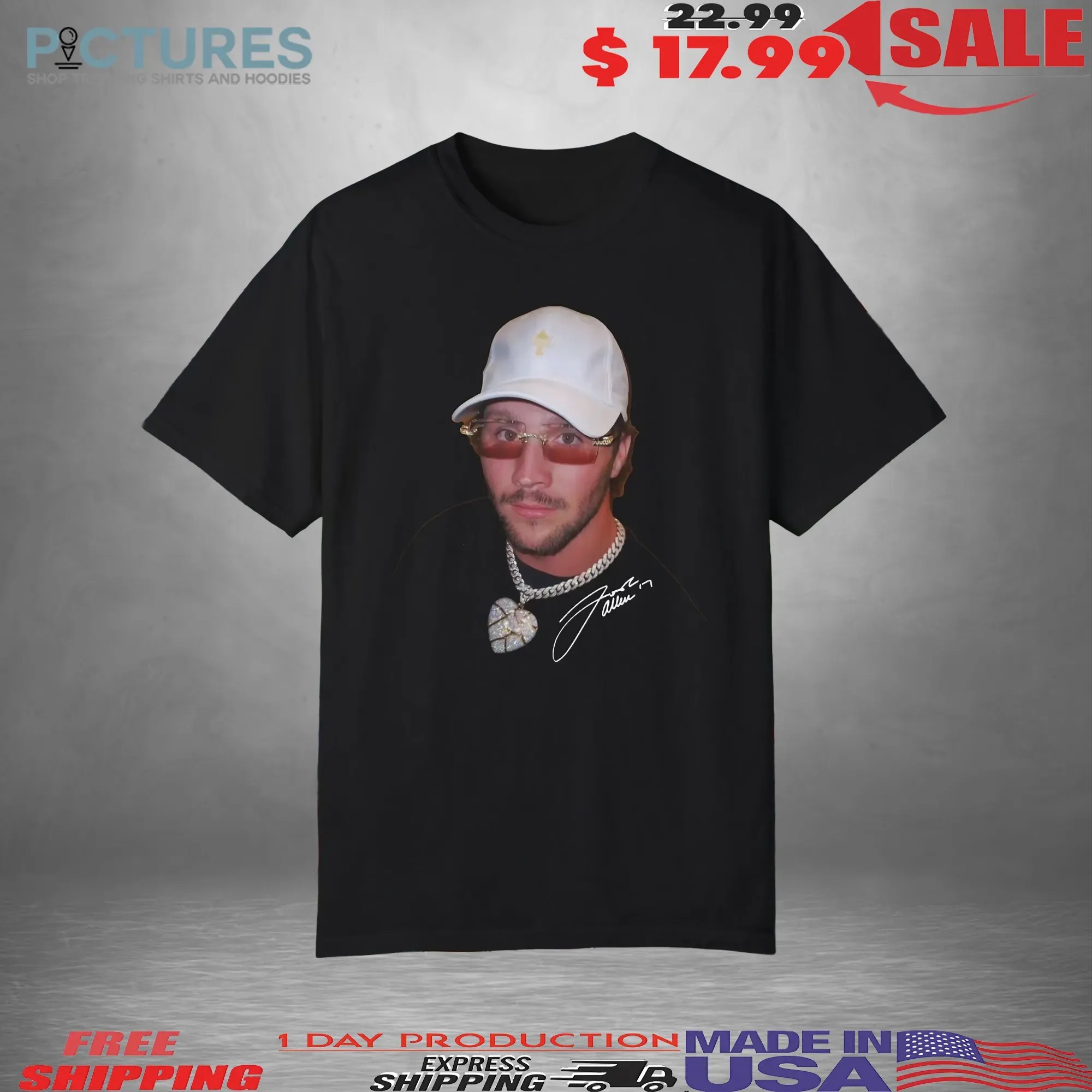 Josh Allen Buffalo Bills Josh Allen Iced Out Meme T Shirt