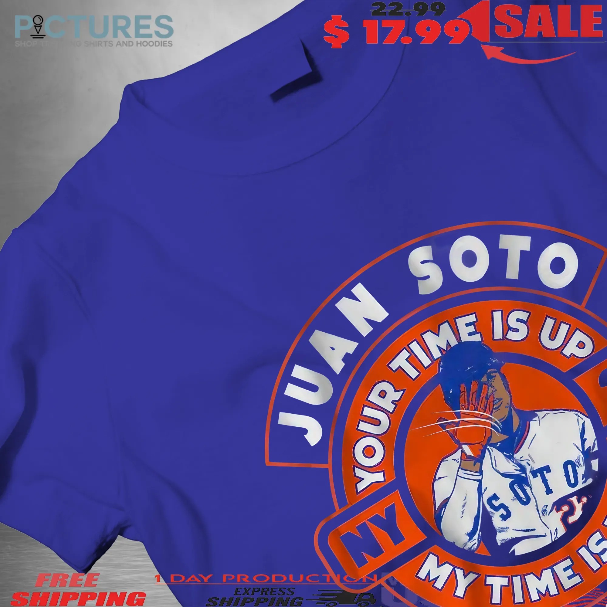 Juan Soto Your Time Is Up My Time is Now Signature T Shirt