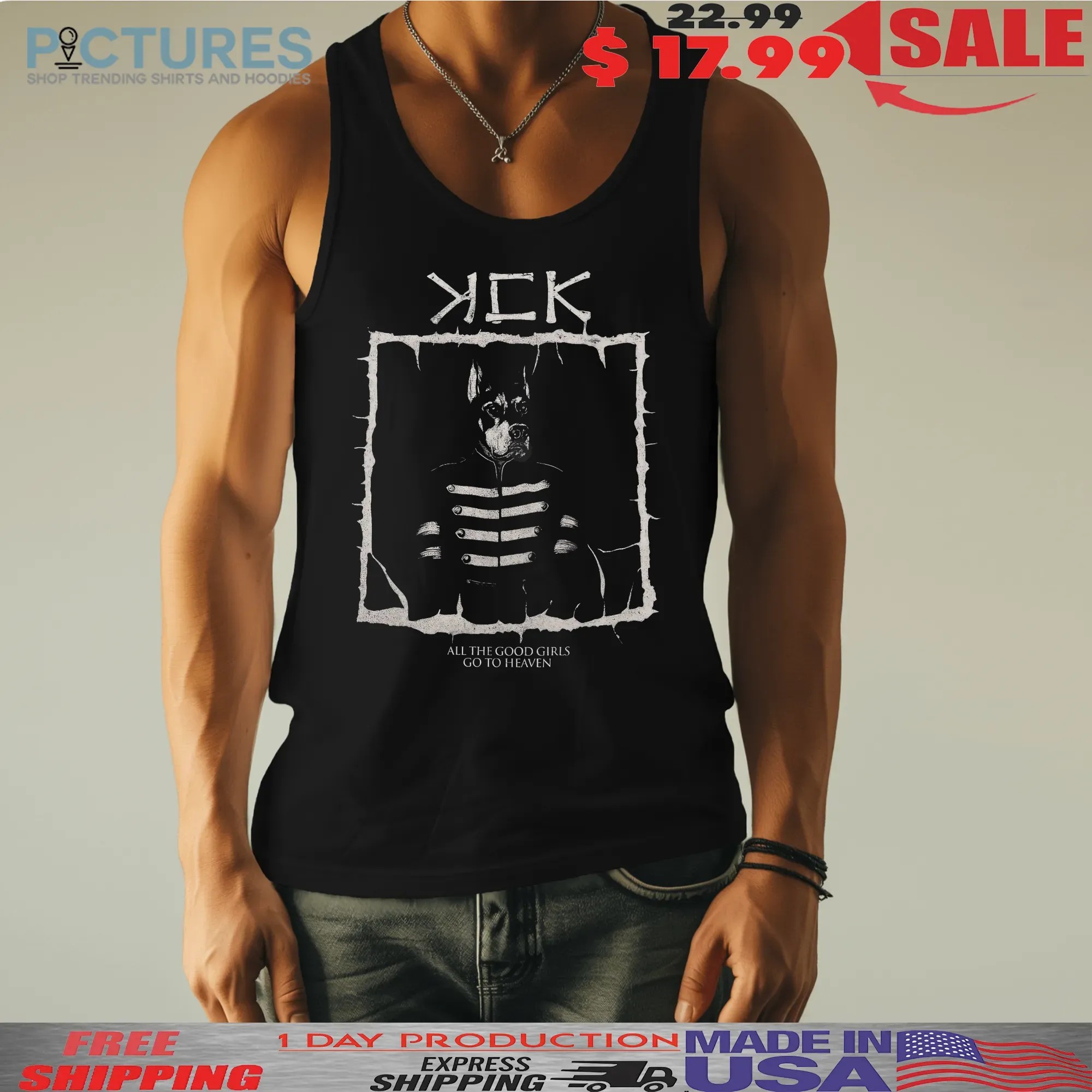 KCK All The Good Girls Go To Heaven MCR Parody T Shirt