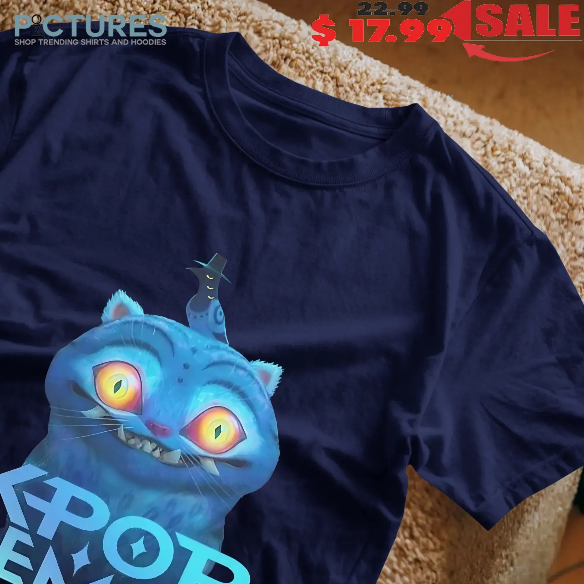 KPop Demon Hunters Derpy Tiger and Sussie Magpie Logo T Shirt