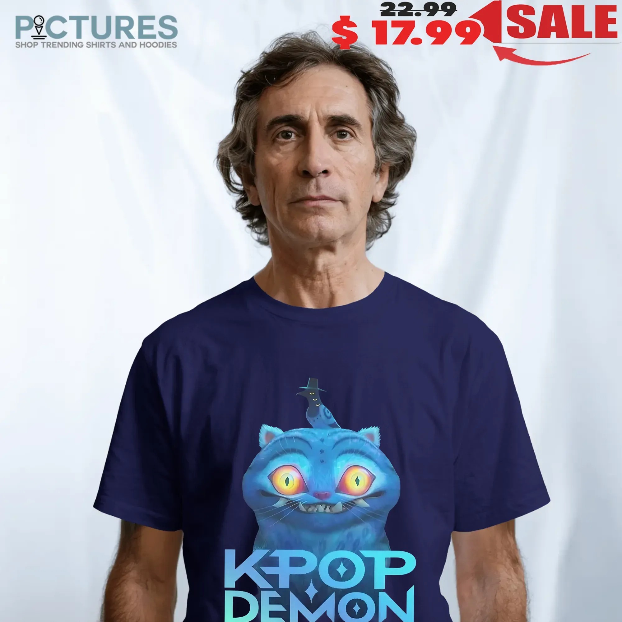 KPop Demon Hunters Derpy Tiger and Sussie Magpie Logo T Shirt