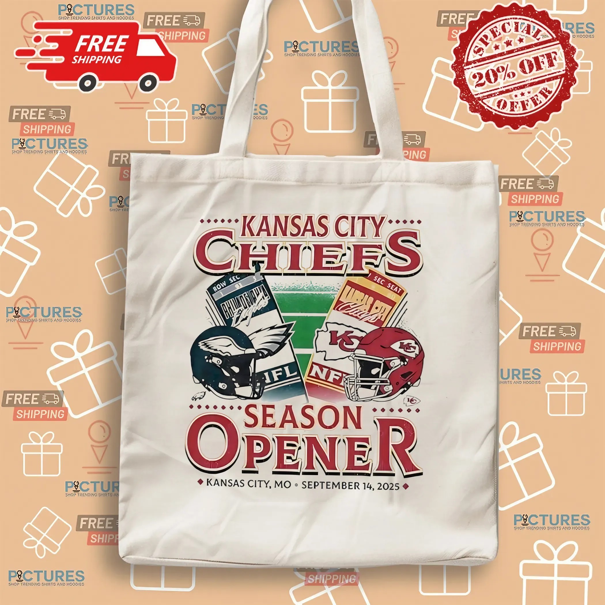 Kansas City Chiefs Vs Philadelphia Eagles September 2025 Home Season Opener Helmet T Shirt