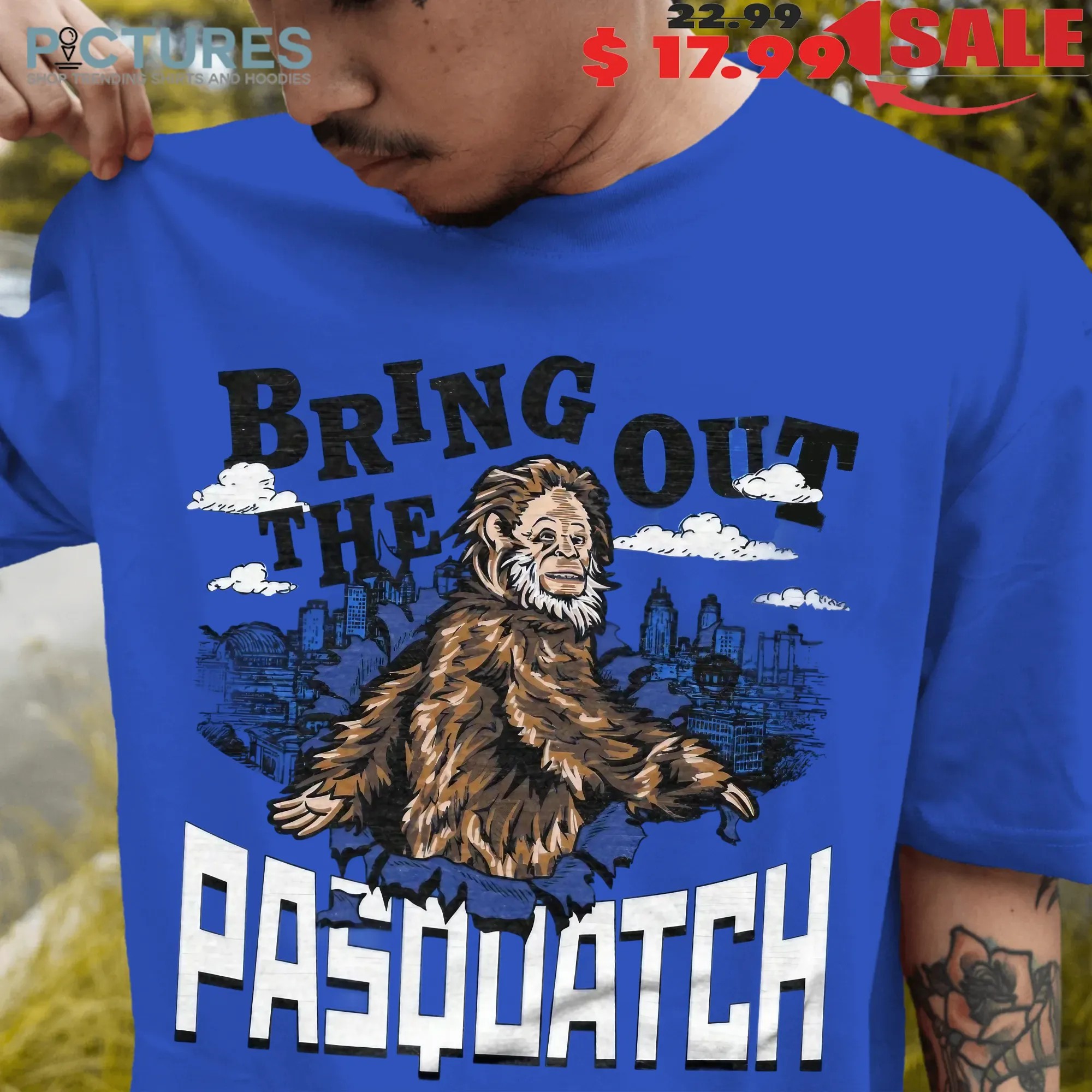 Kansas City Royals Bring Out The Pasquatch Baseball Mascot T Shirt