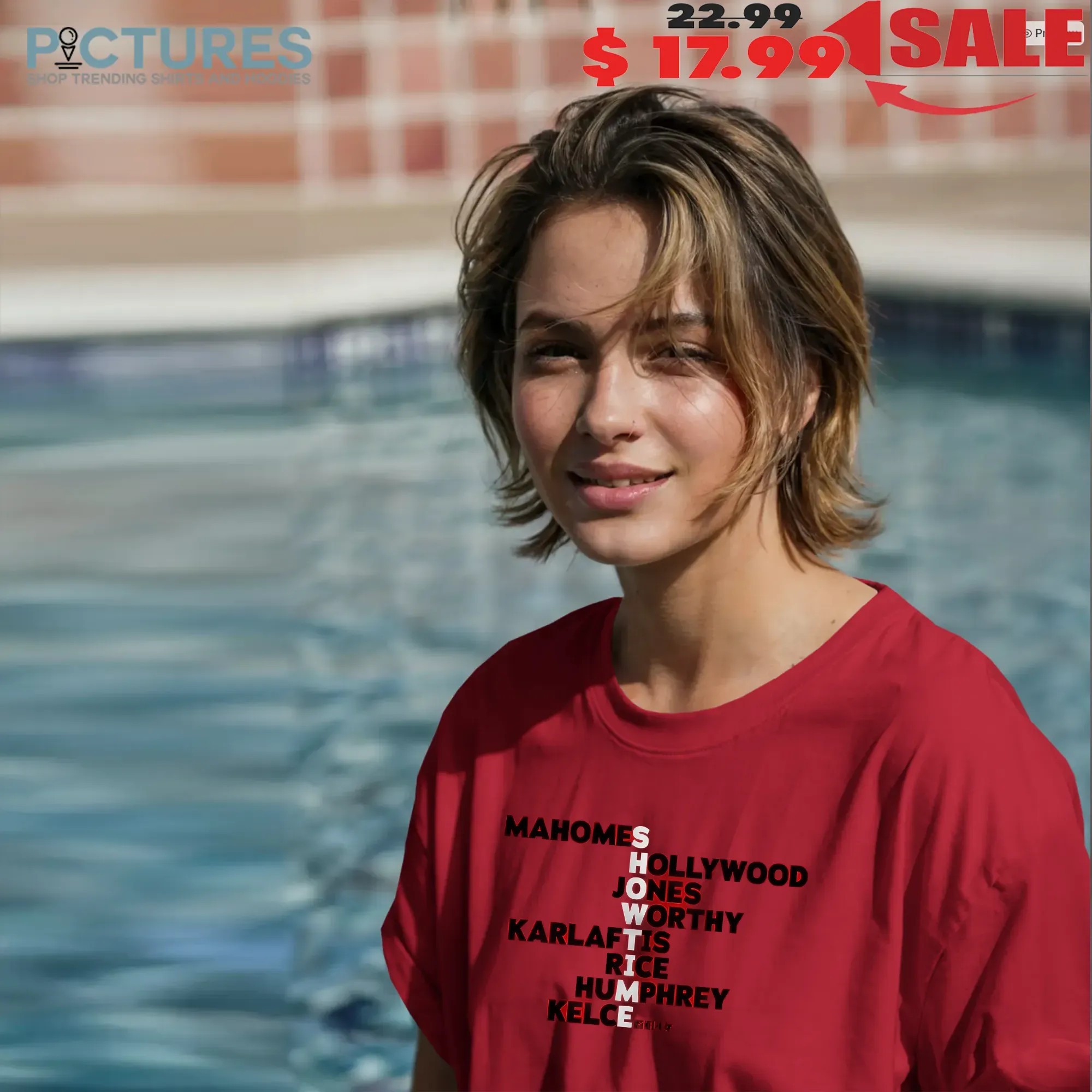 Kansas City Showtime Player Names Mahomes Hollywood Jones Worthy T Shirt