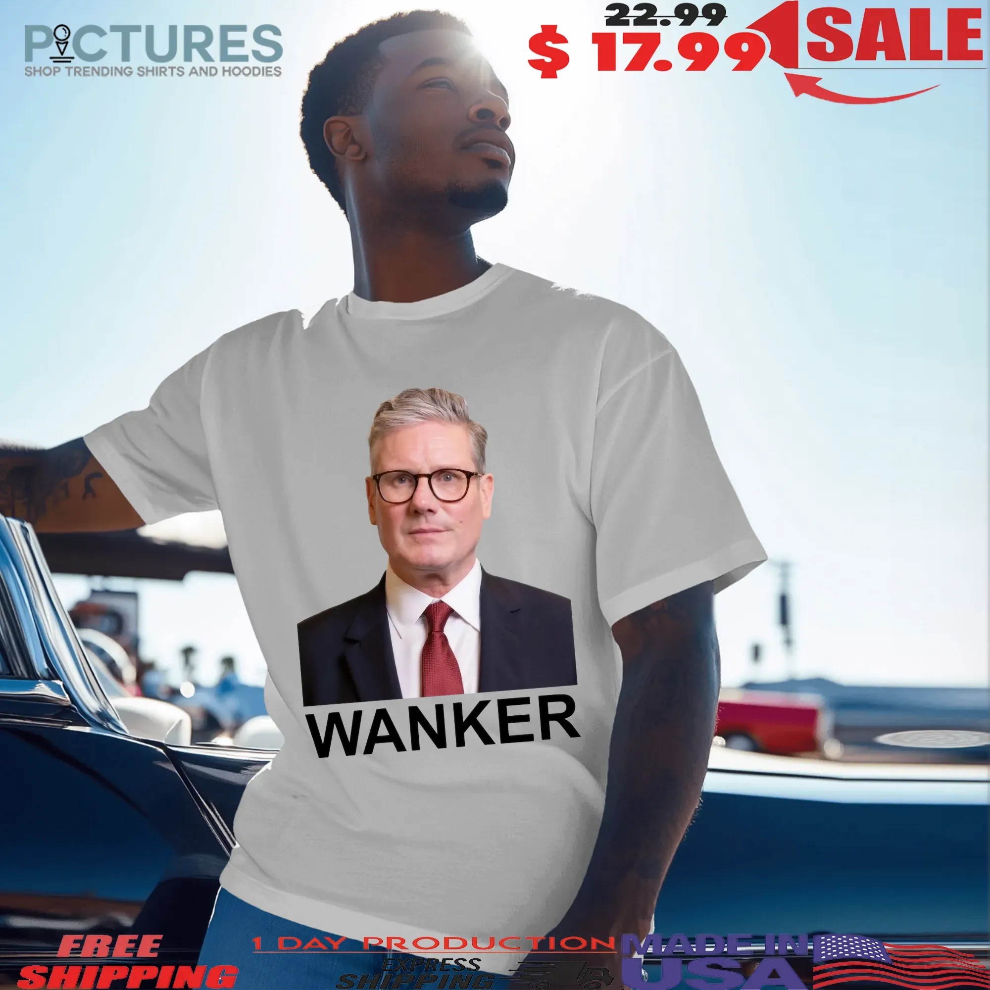 Keir Starmer Wanker T Shirt