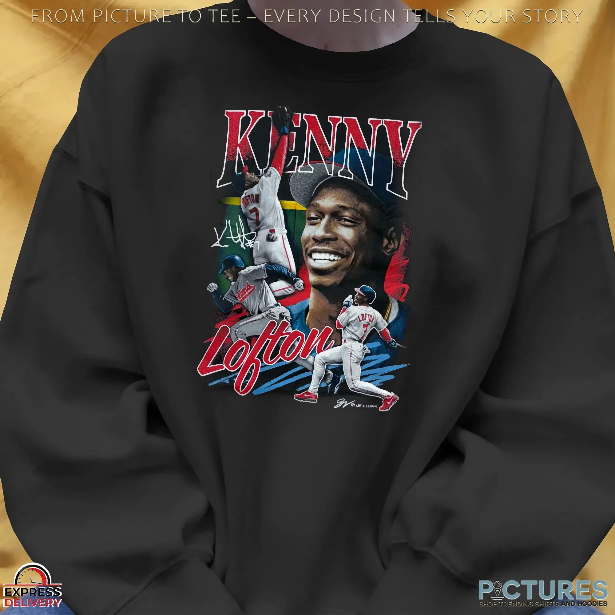 Kenny Lofton Vintage Bootleg T Shirt