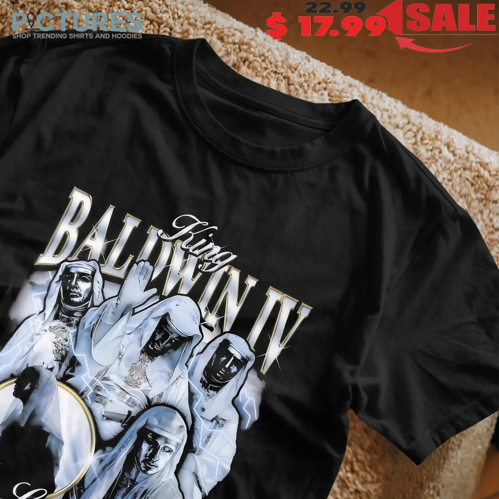 King Baldwin Iv The Leper King Kingdom Of Heaven Bootleg T Shirt