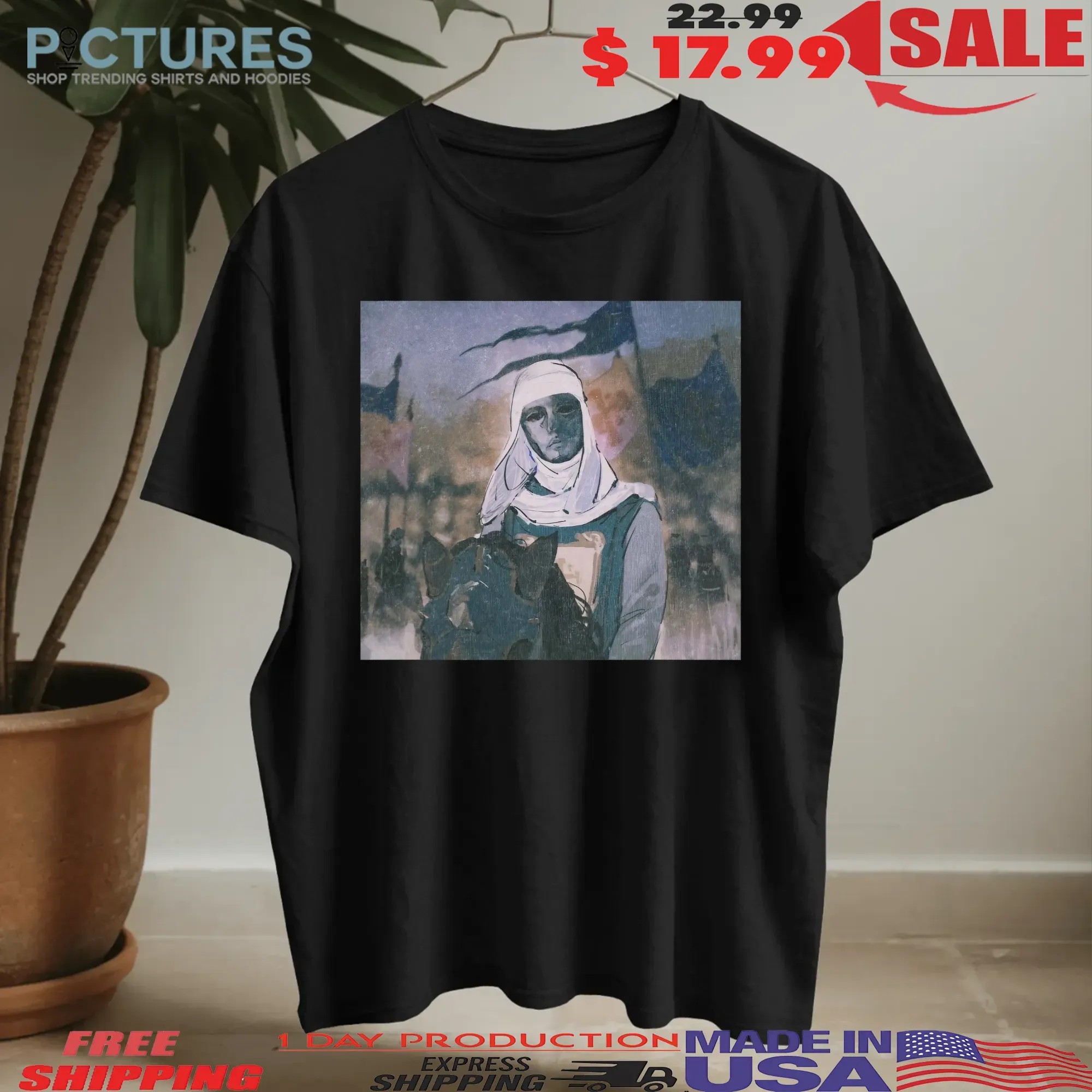 King Baldwin Portrait T Shirt