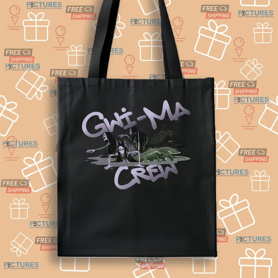 Kpop Demon Hunters Gwi Ma Crew Horror Halloween T Shirt