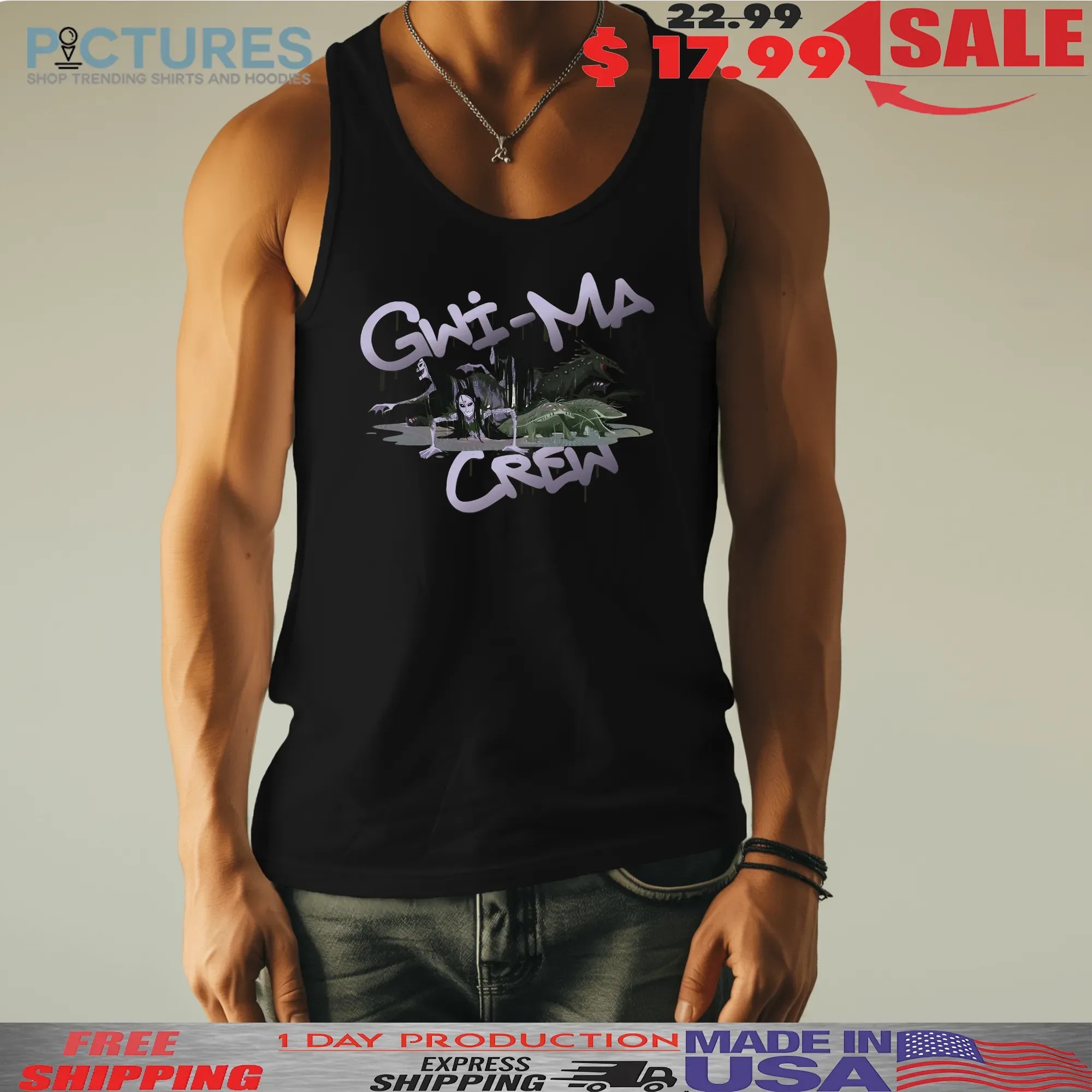 Kpop Demon Hunters Gwi Ma Crew Horror Halloween T Shirt