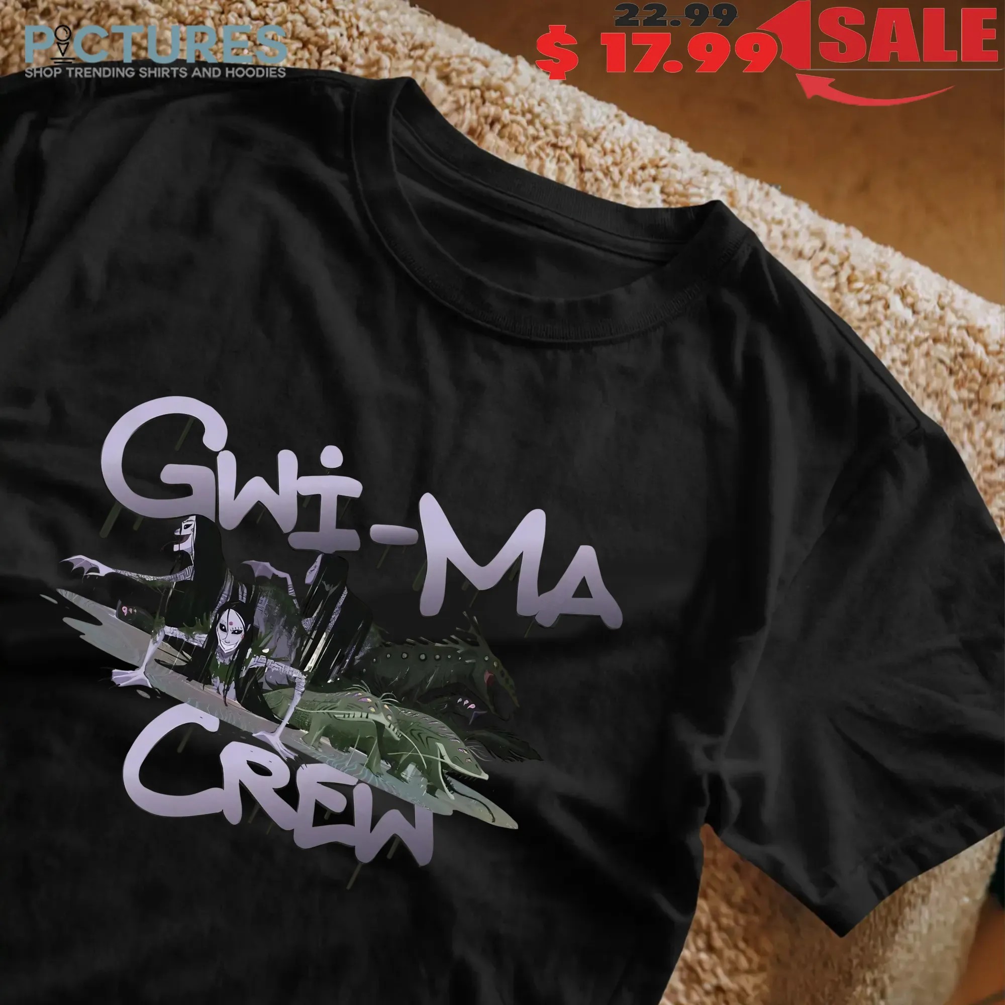 Kpop Demon Hunters Gwi Ma Crew Horror Halloween T Shirt