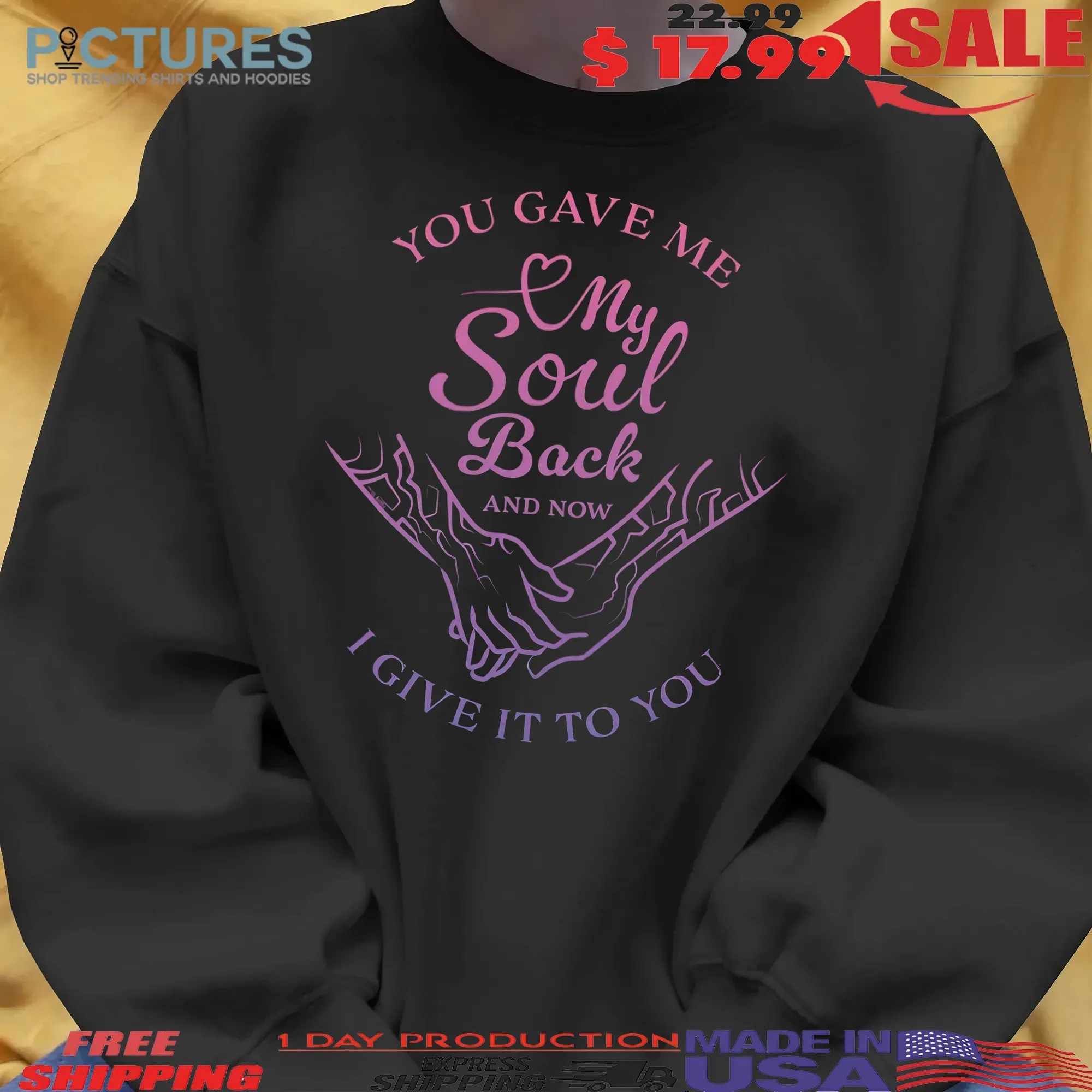 Kpop Demon Hunters You Gave Me My Soul Back And Now I Give It To You Quote T Shirt