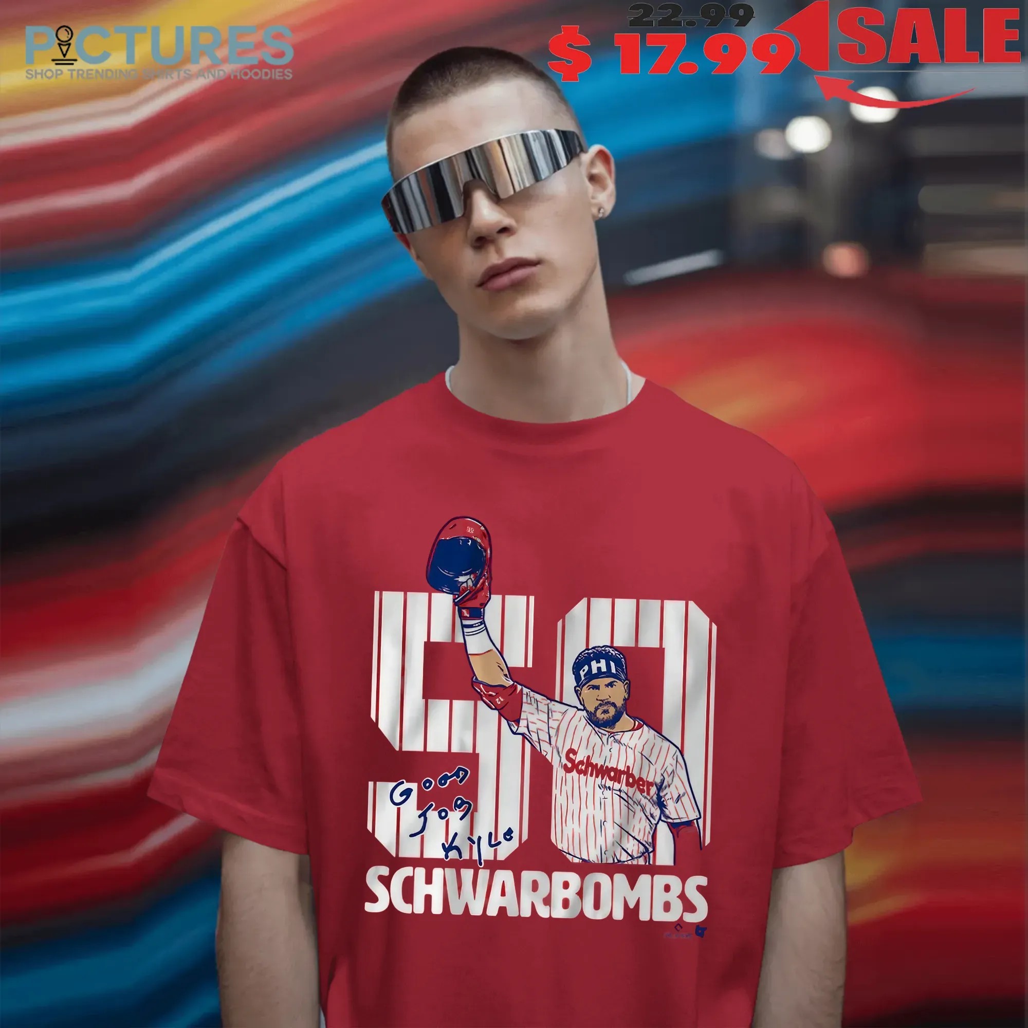 Kyle Schwarber Philadelphia Phillies 50 Schwarbombs Good Job Kyle T Shirt