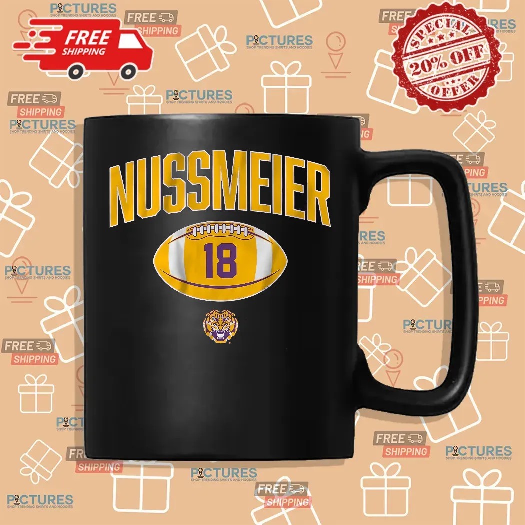 LSU Tigers Football Garrett Nussmeier Player Vintage T Shirt