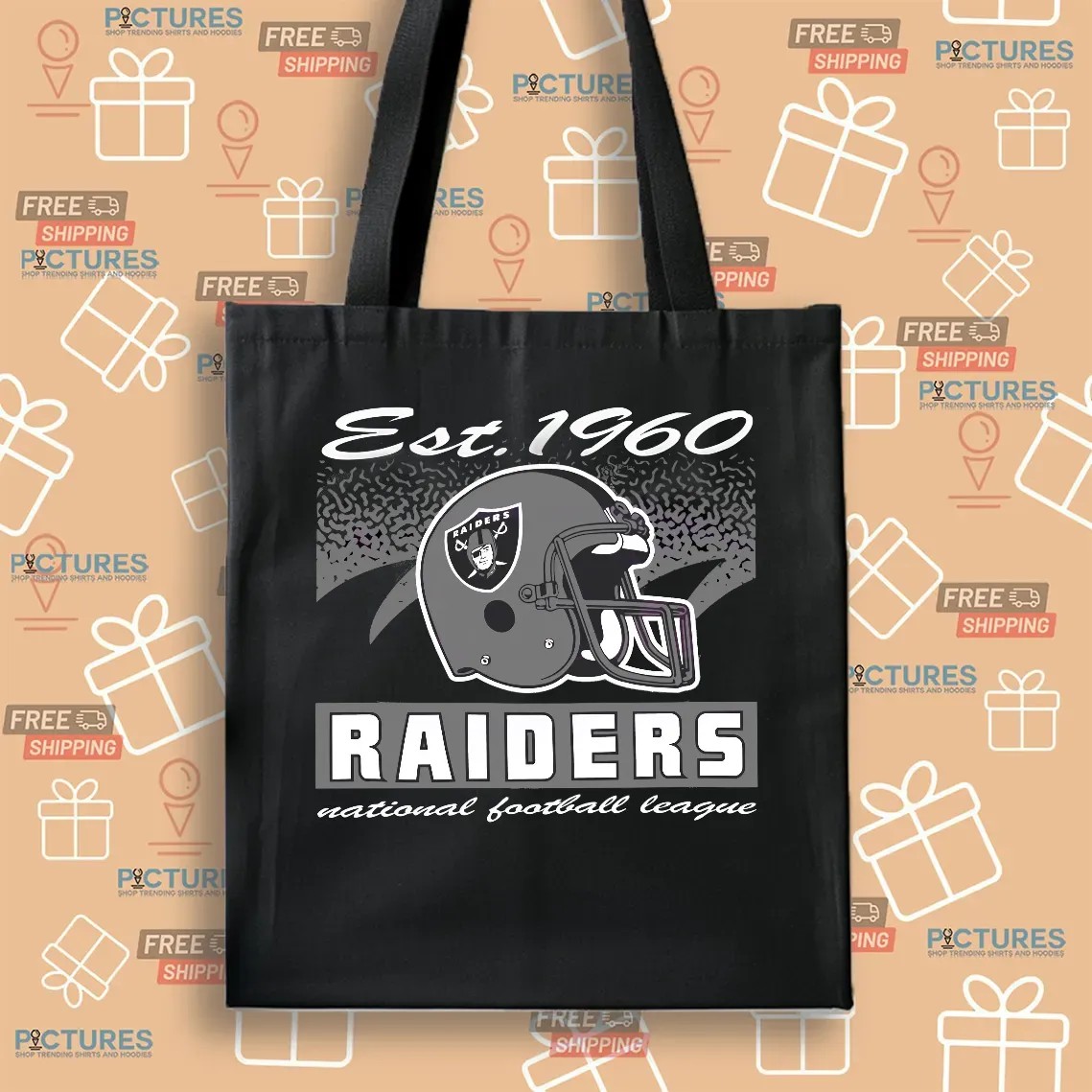 Las Vegas Raiders Historic Waver Football Helmet National Football League T Shirt