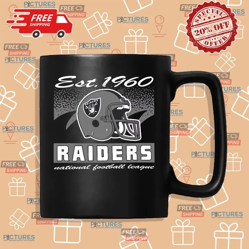 Las Vegas Raiders Historic Waver Football Helmet National Football League T Shirt