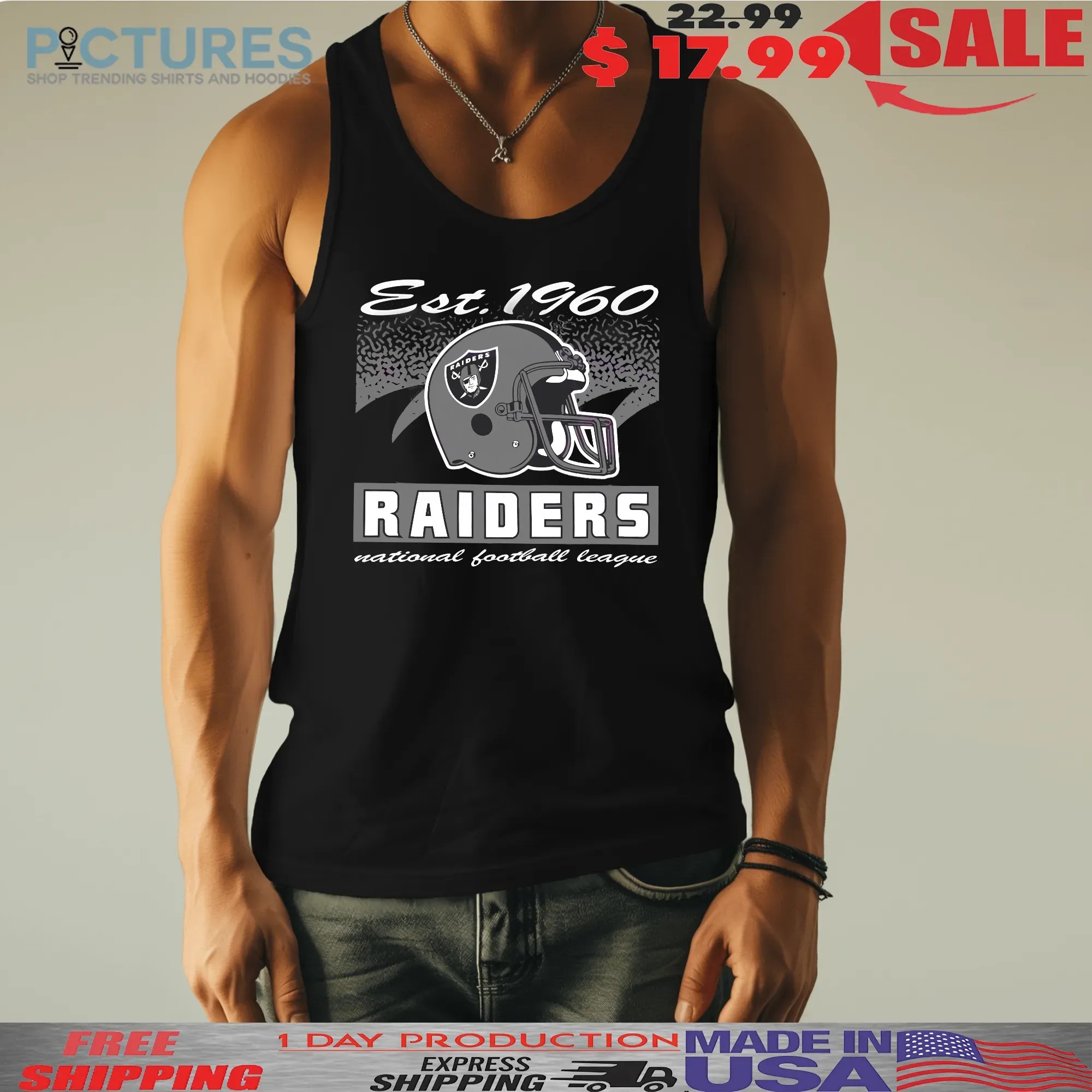 Las Vegas Raiders Historic Waver Football Helmet National Football League T Shirt