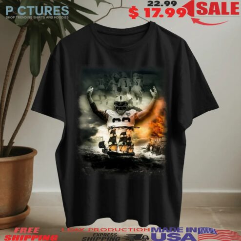 Las Vegas Raiders Pirate Ship Storm T Shirt