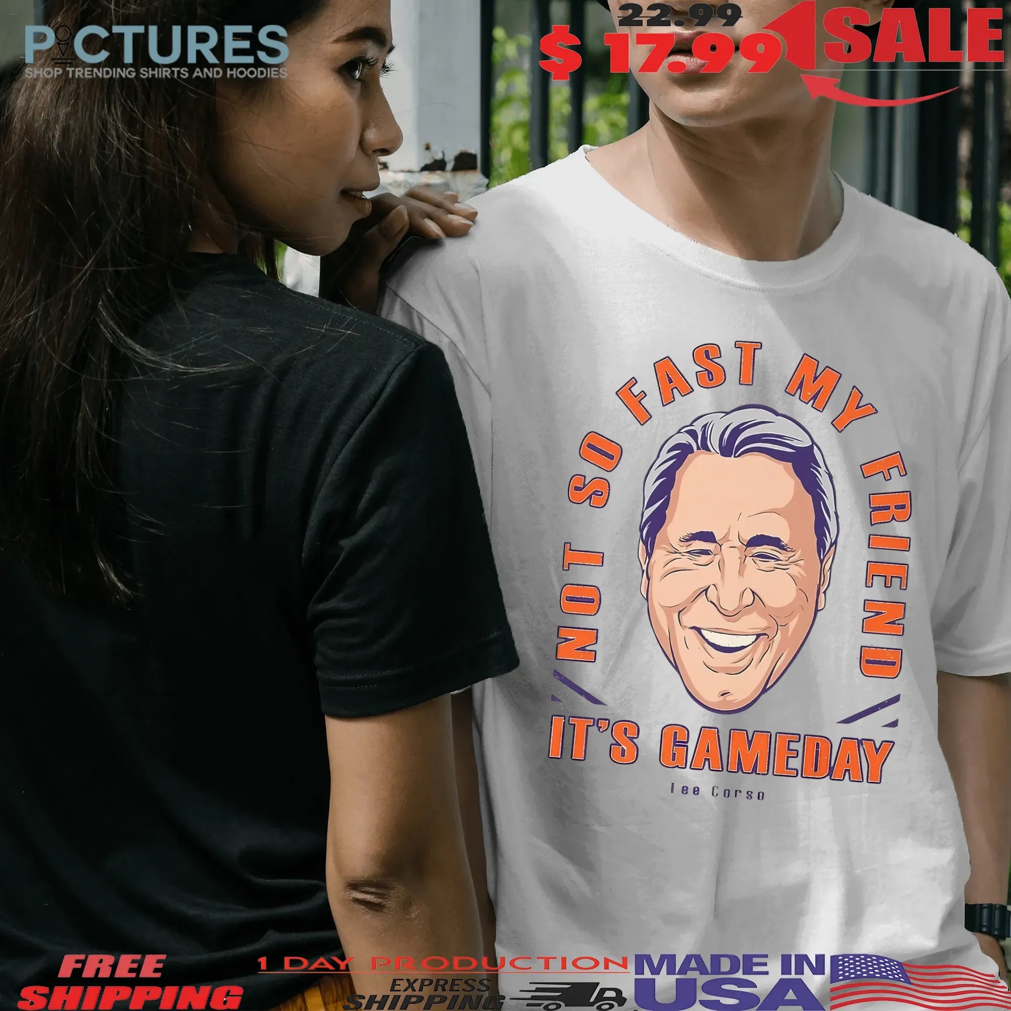 Lee Corso Not So Fast My Friend It's Gameday T Shirt