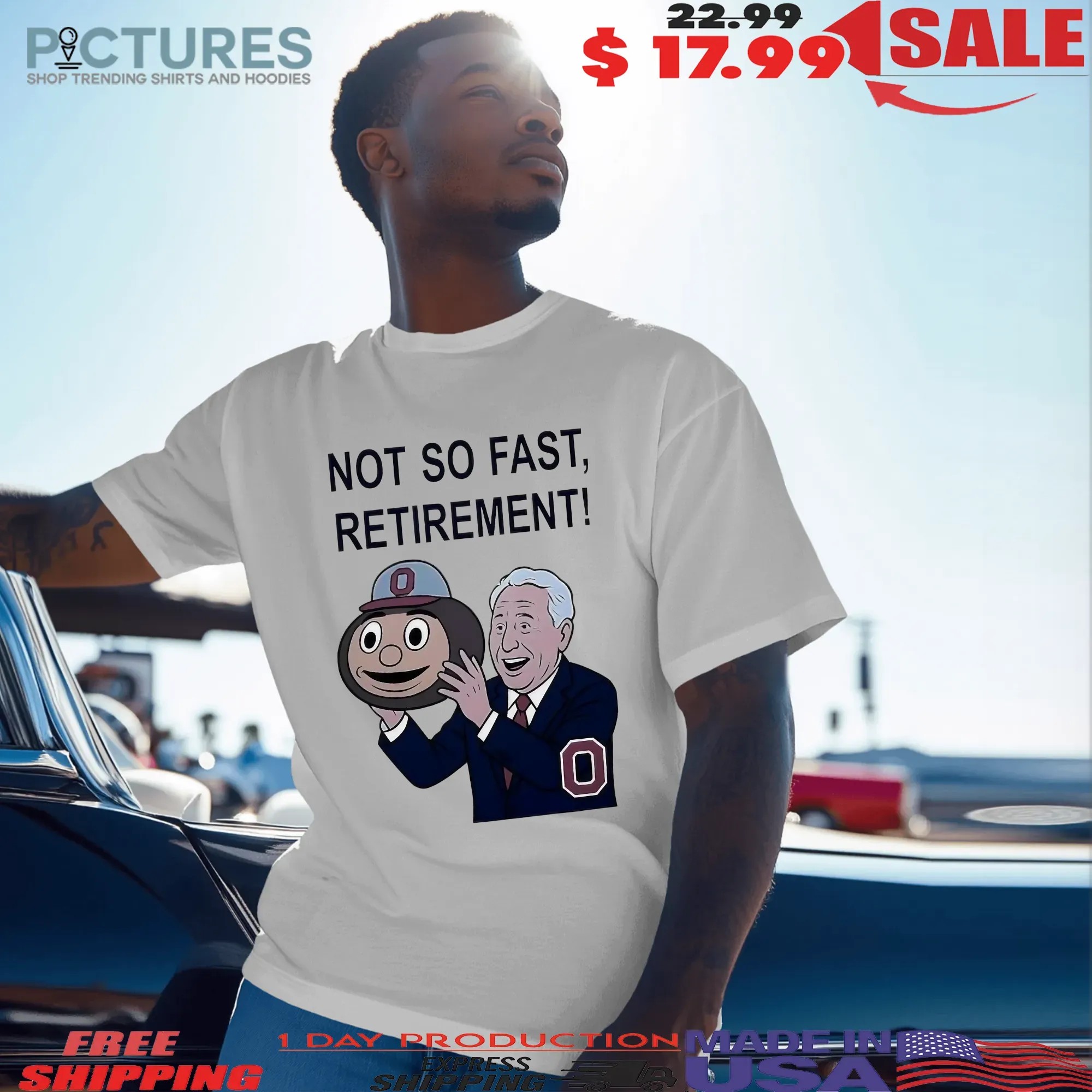 Lee Corso Not So Fast Retirement Ohio State Buckeyes T Shirt
