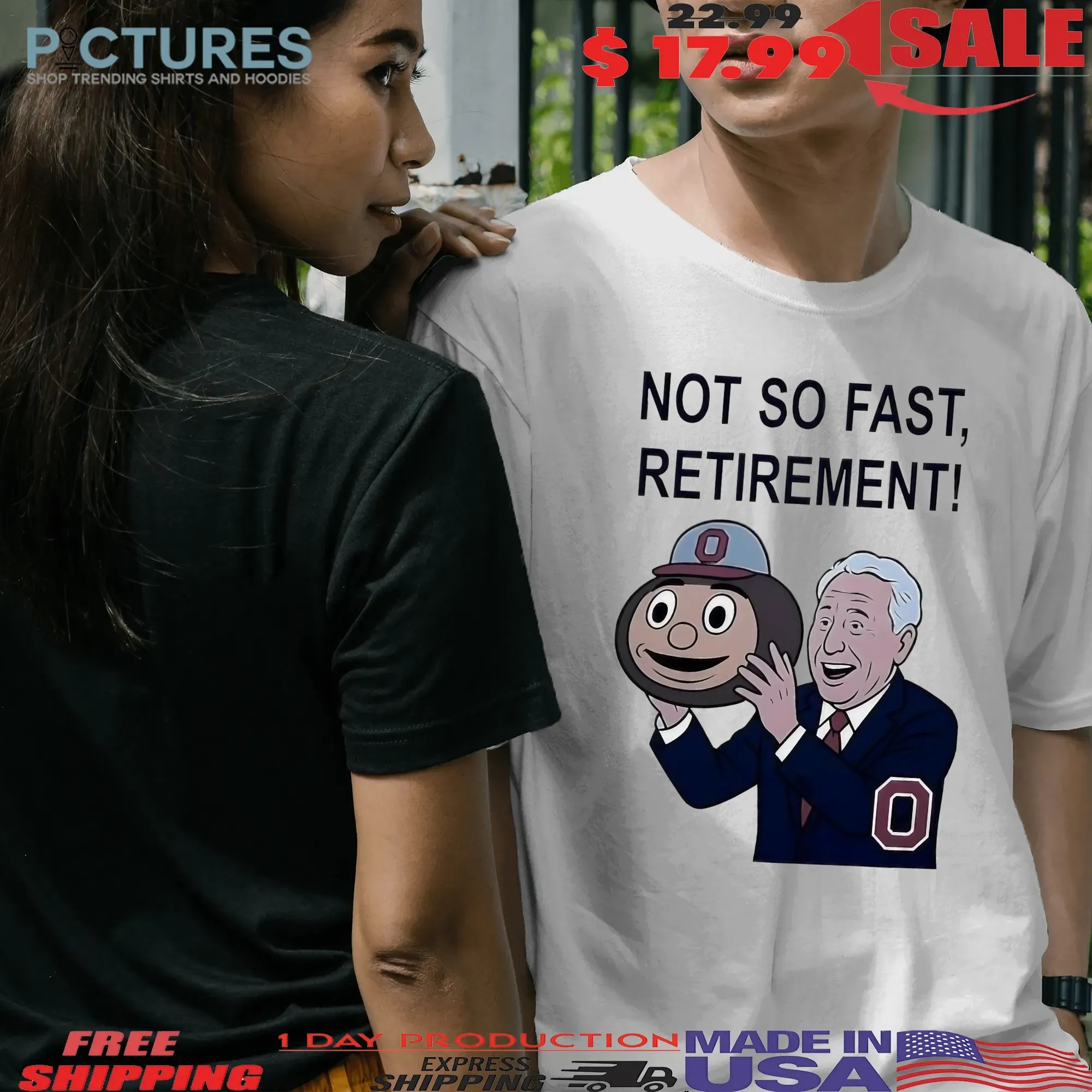 Lee Corso Not So Fast Retirement Ohio State Buckeyes T Shirt