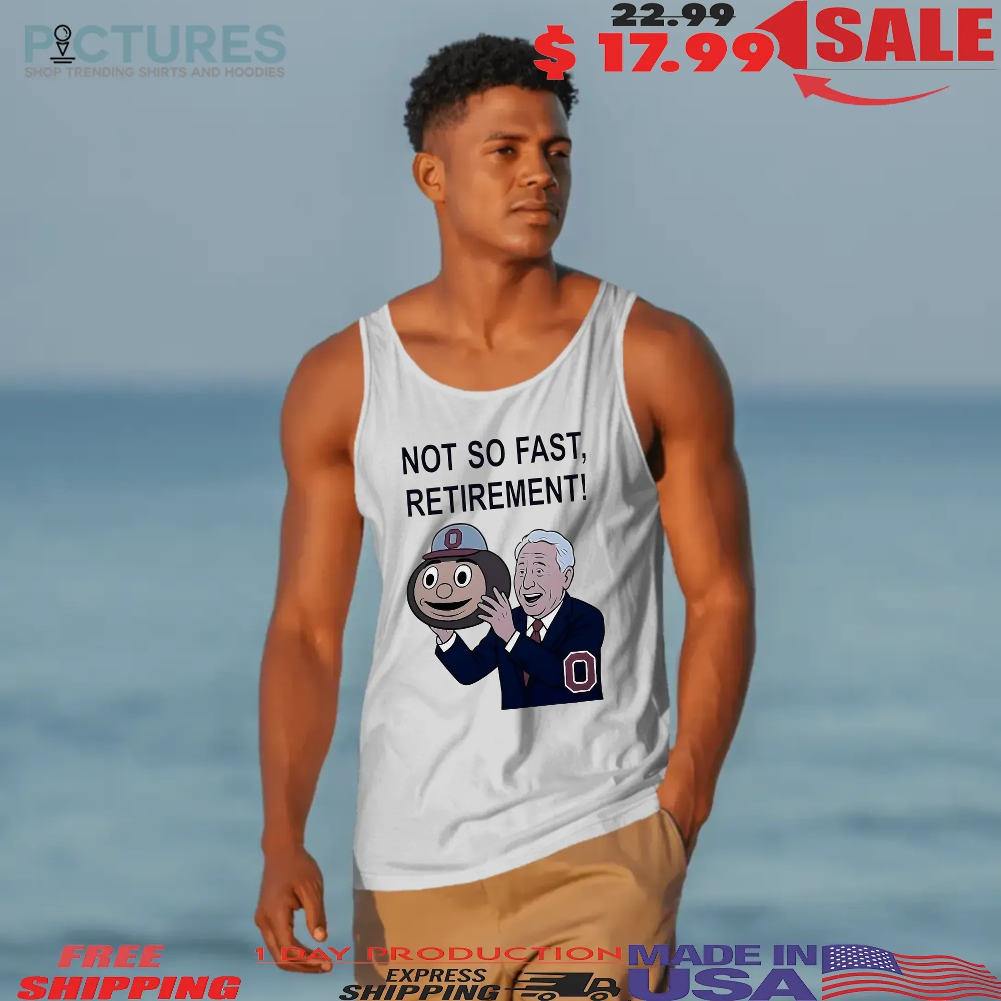 Lee Corso Not So Fast Retirement Ohio State Buckeyes T Shirt