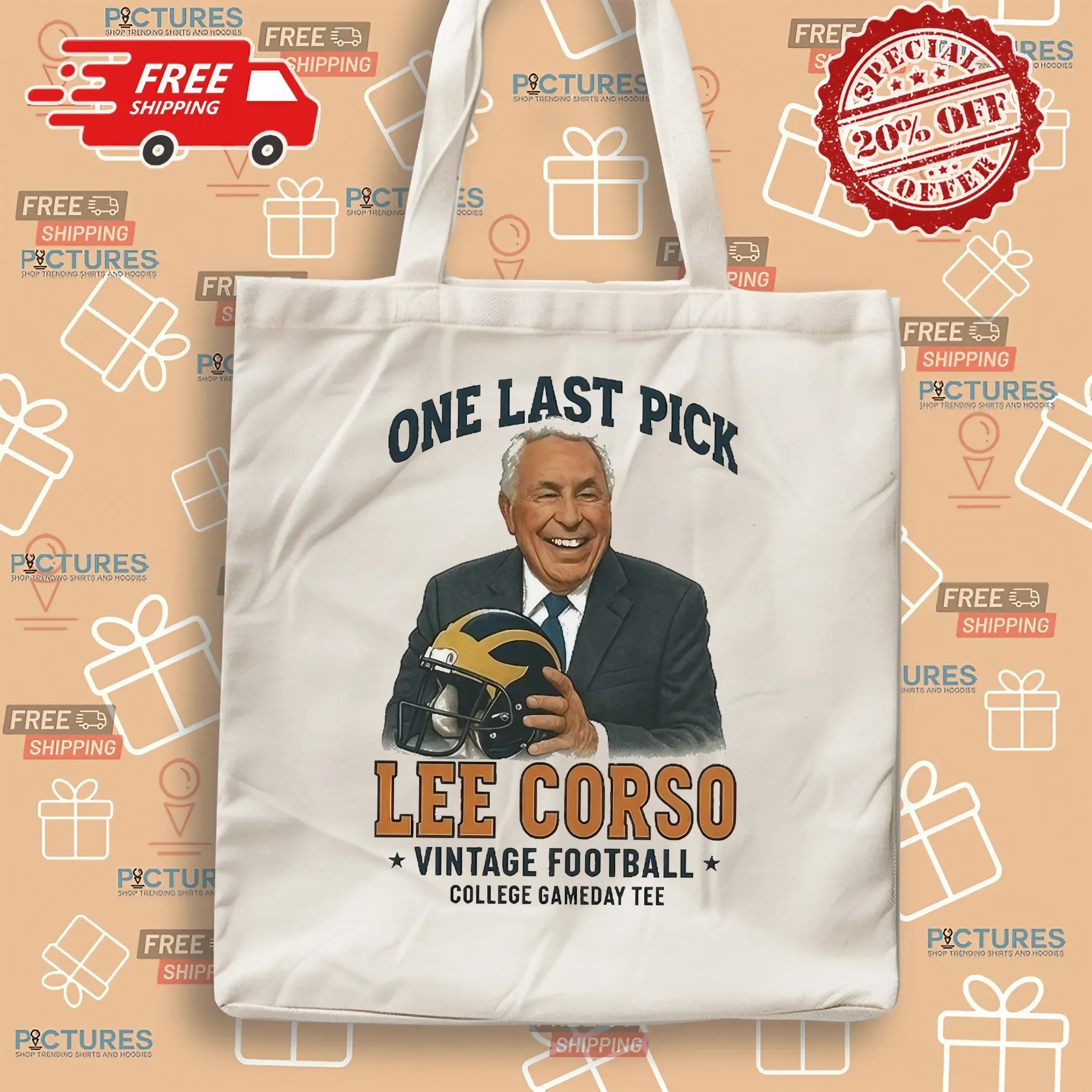 Lee Corso One Last Pick Vintage Football College Gameday T Shirt