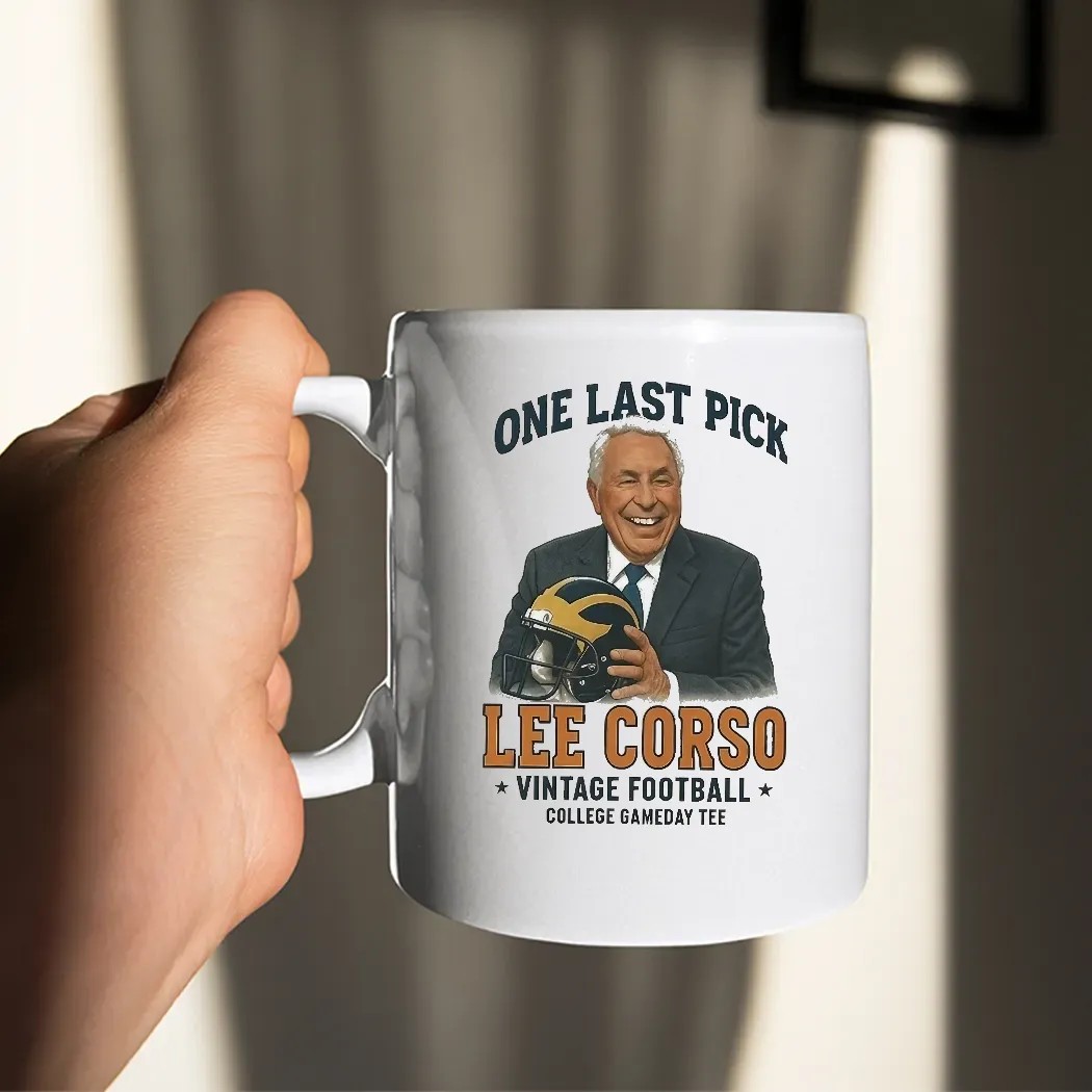 Lee Corso One Last Pick Vintage Football College Gameday T Shirt
