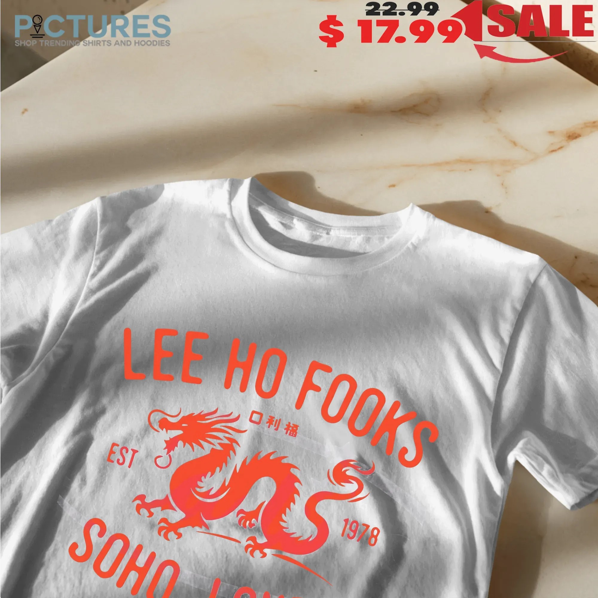 Lee Ho Fooks Soho London Chinese Restaurant Est 1978 Vintage T Shirt