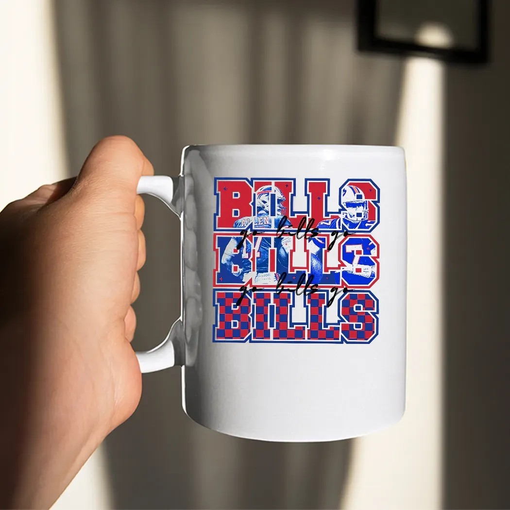 Let’s Go Bills Go Bills Go Bills Josh Allen Graphic T Shirt
