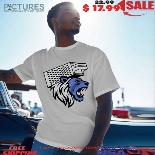 Lion Cheese Grater T Shirt