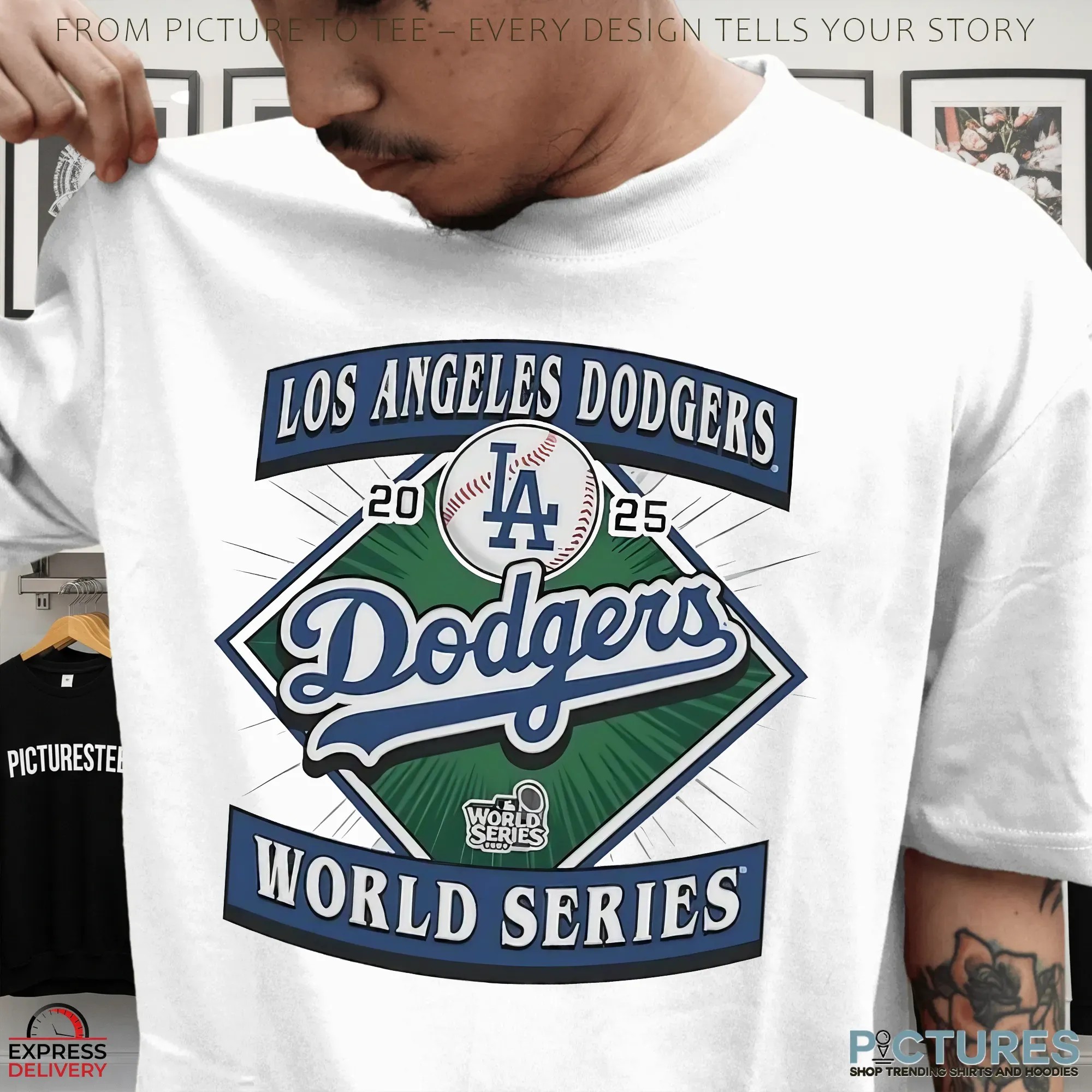 Los Angeles Dodgers 2025 World Series Champions Logo T Shirt