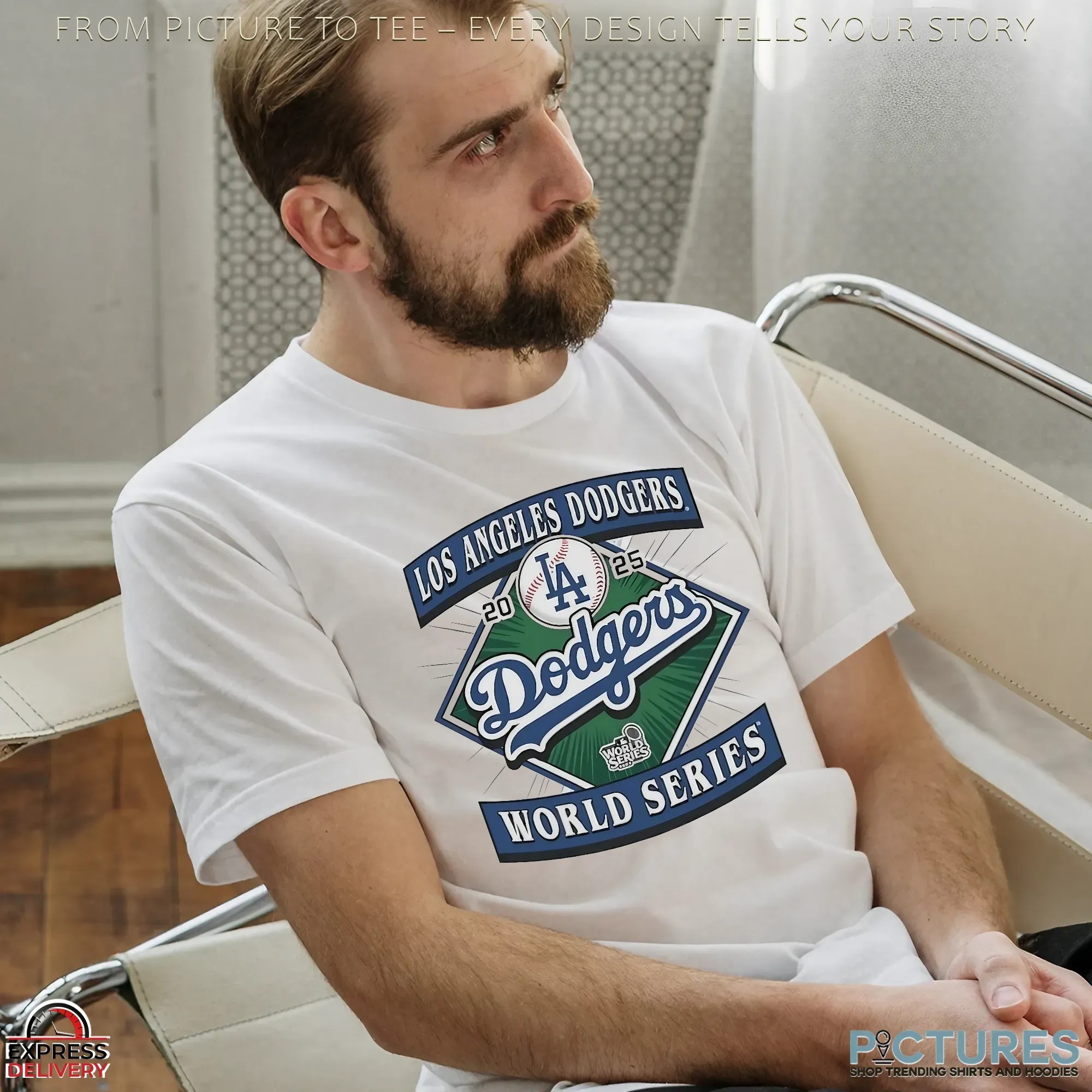 Los Angeles Dodgers 2025 World Series Champions Logo T Shirt
