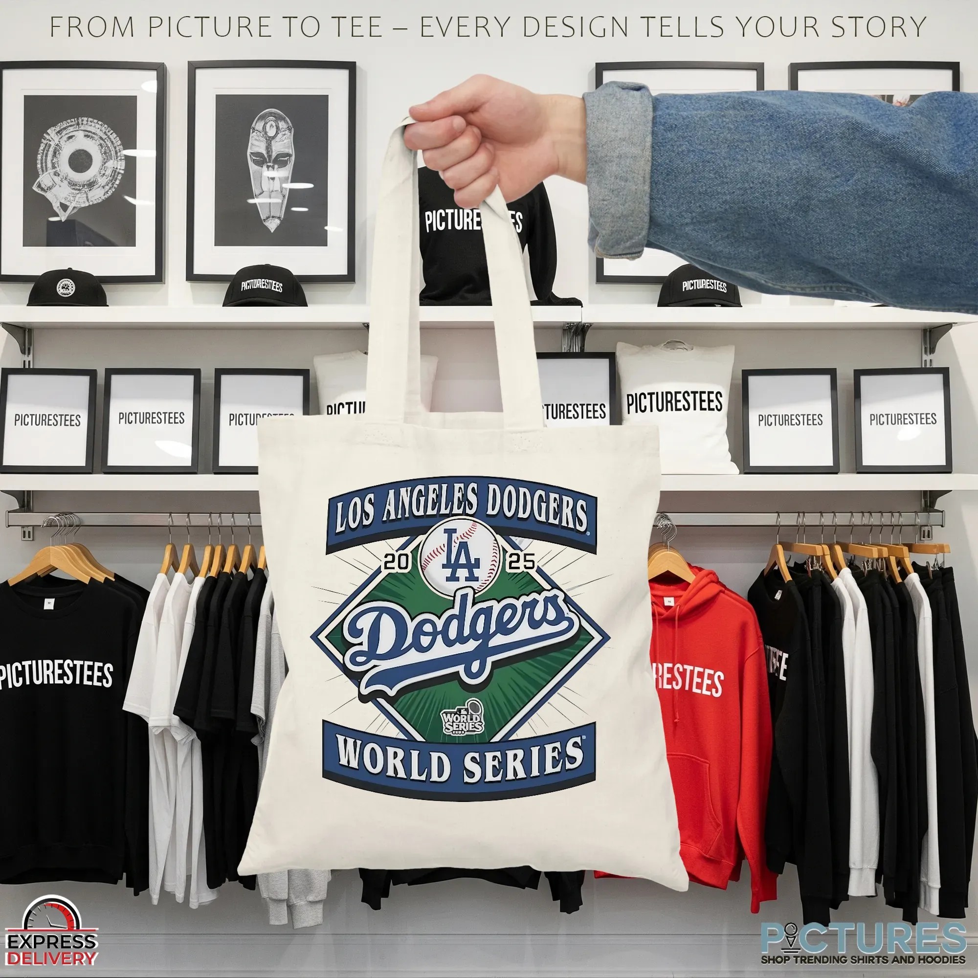 Los Angeles Dodgers 2025 World Series Champions Logo T Shirt