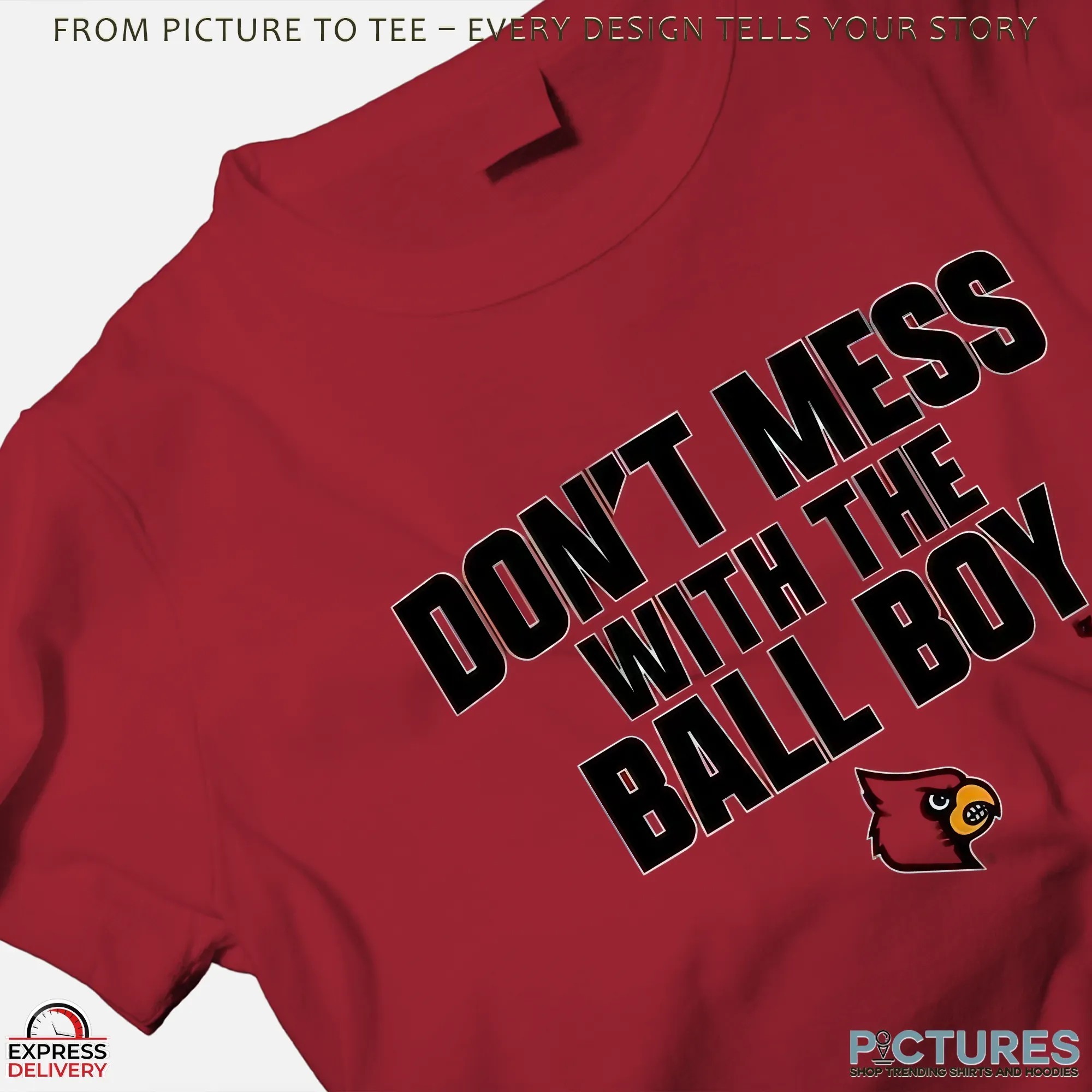 Louisville Cardinals Football Don't Mess With The Ball Boy Graphic T Shirt