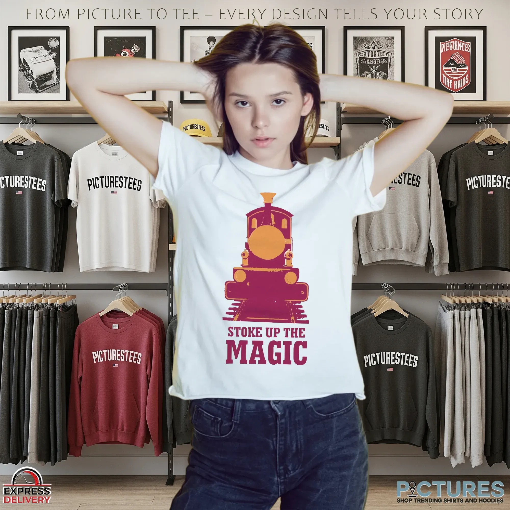 Magic Railroad Stoke Up The Magic T Shirt