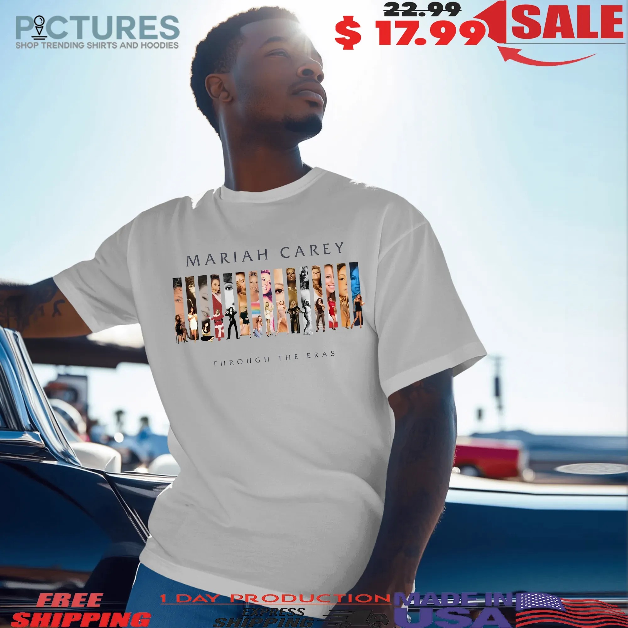 Mariah Carey Through The Eras Vintage T Shirt