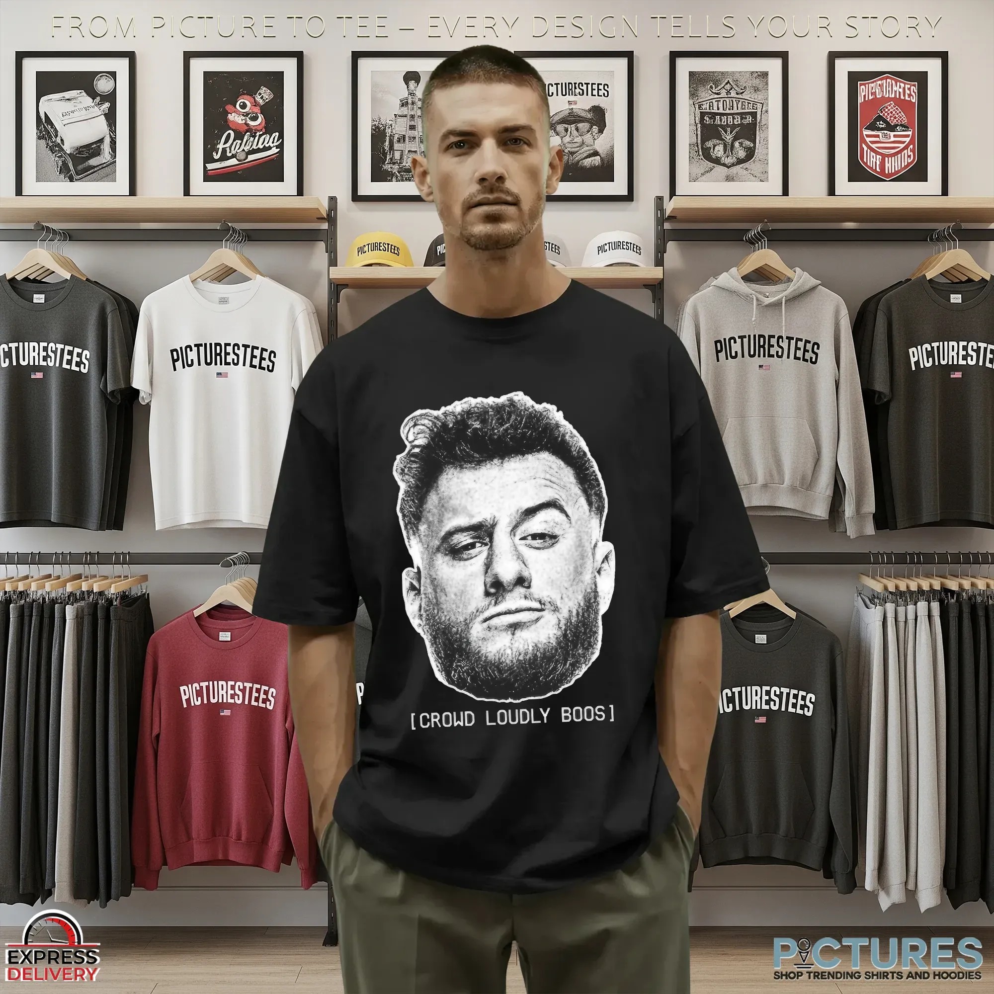 Maxwell Jacob Friedman Crowd Loudly Boos Big Head T Shirt