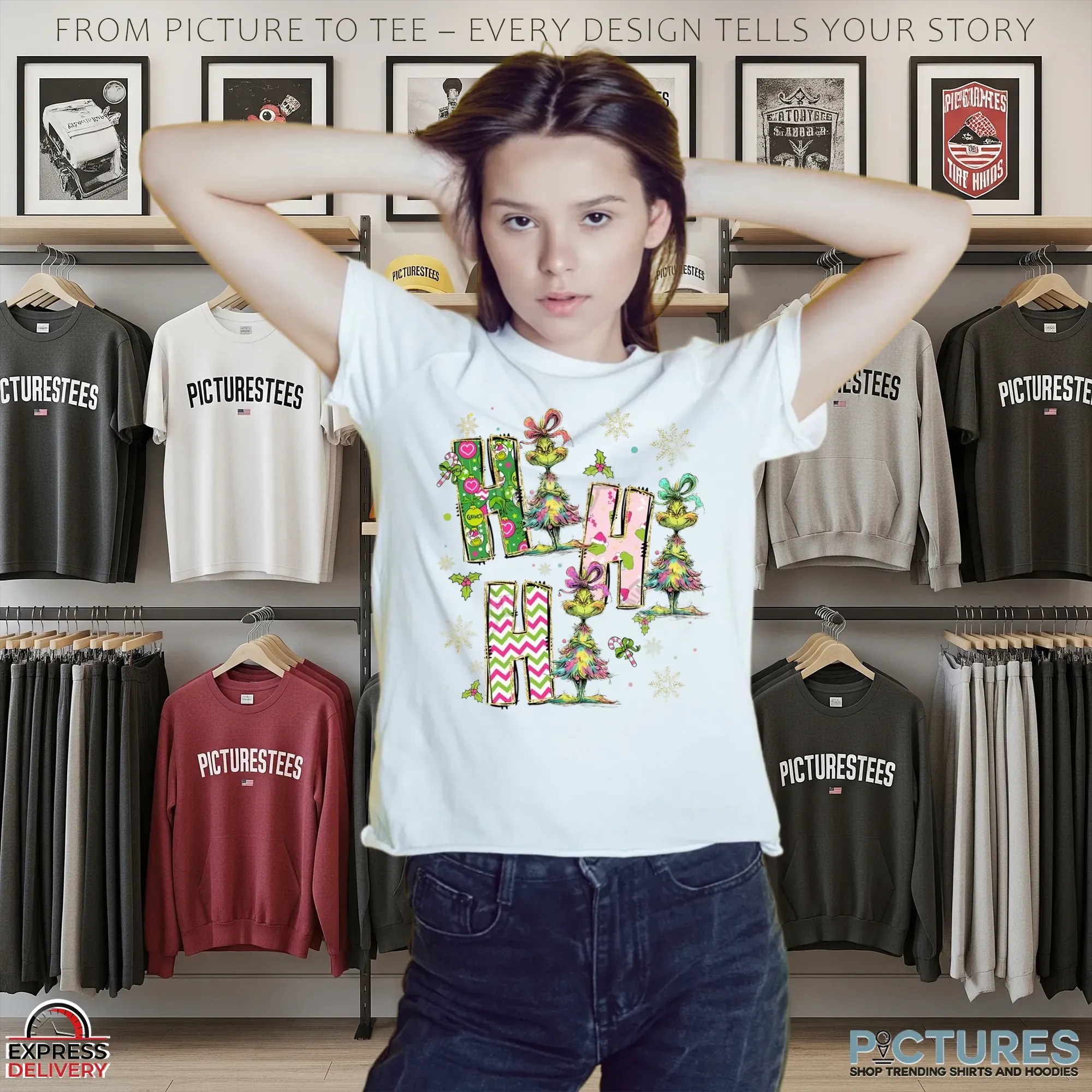 Mean Guy Hohoho Christmas Movies Friends T Shirt